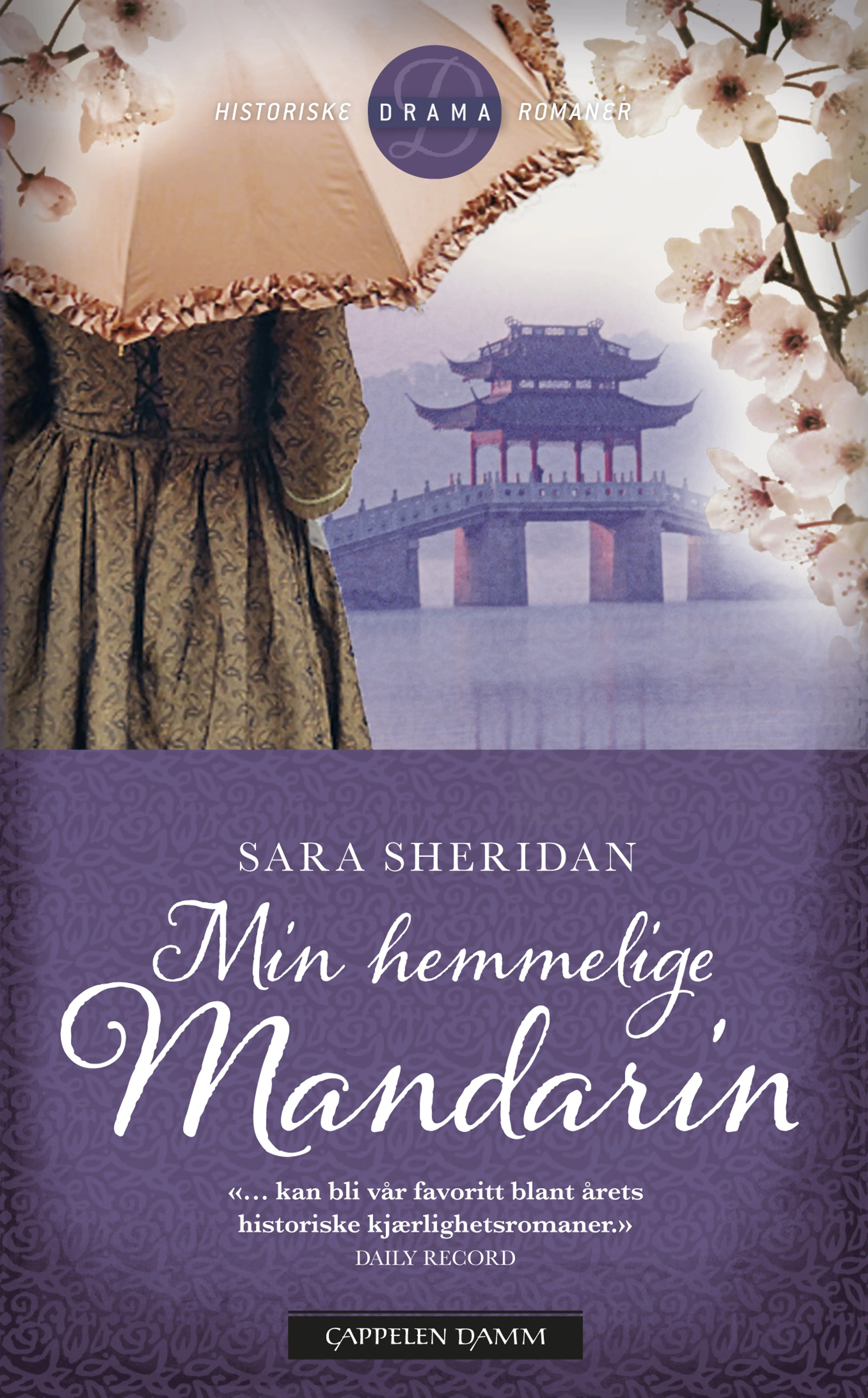 Omslag Min hemmelige Mandarin av Sara Sheridan (Heftet)