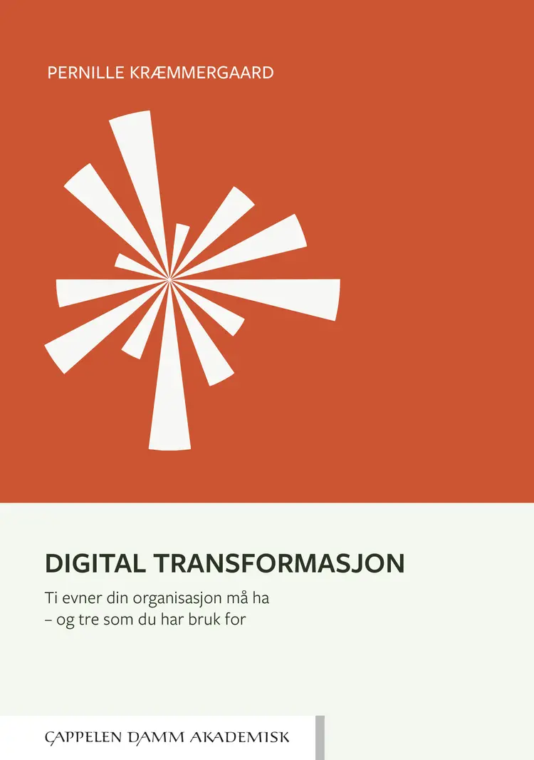 Omslag Digital transformasjon av Pernille Kræmmergaard (Heftet)