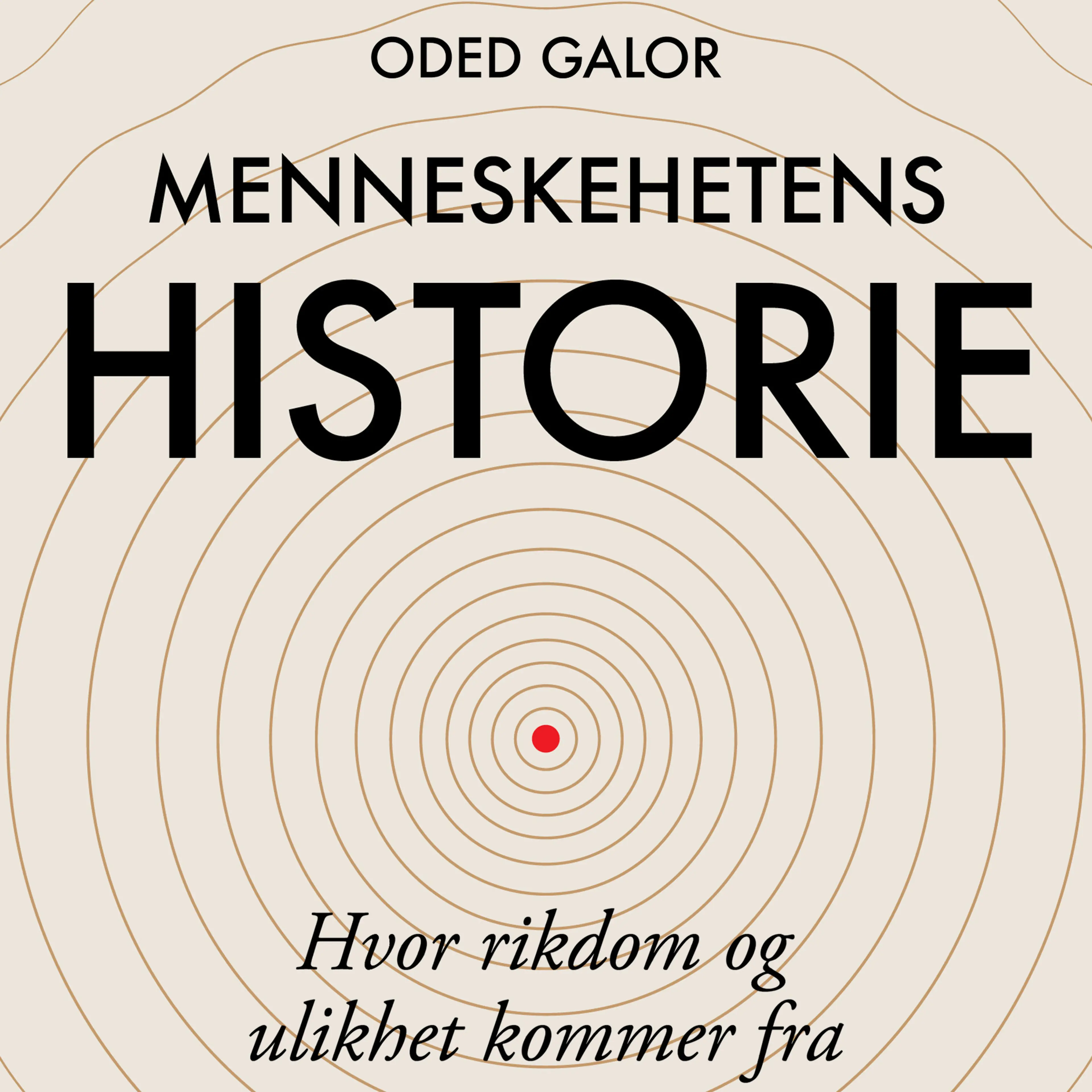 Omslag Menneskehetens historie - Hvor rikdom og ulikhet kommer fra av Oded Galor (Lydbok)