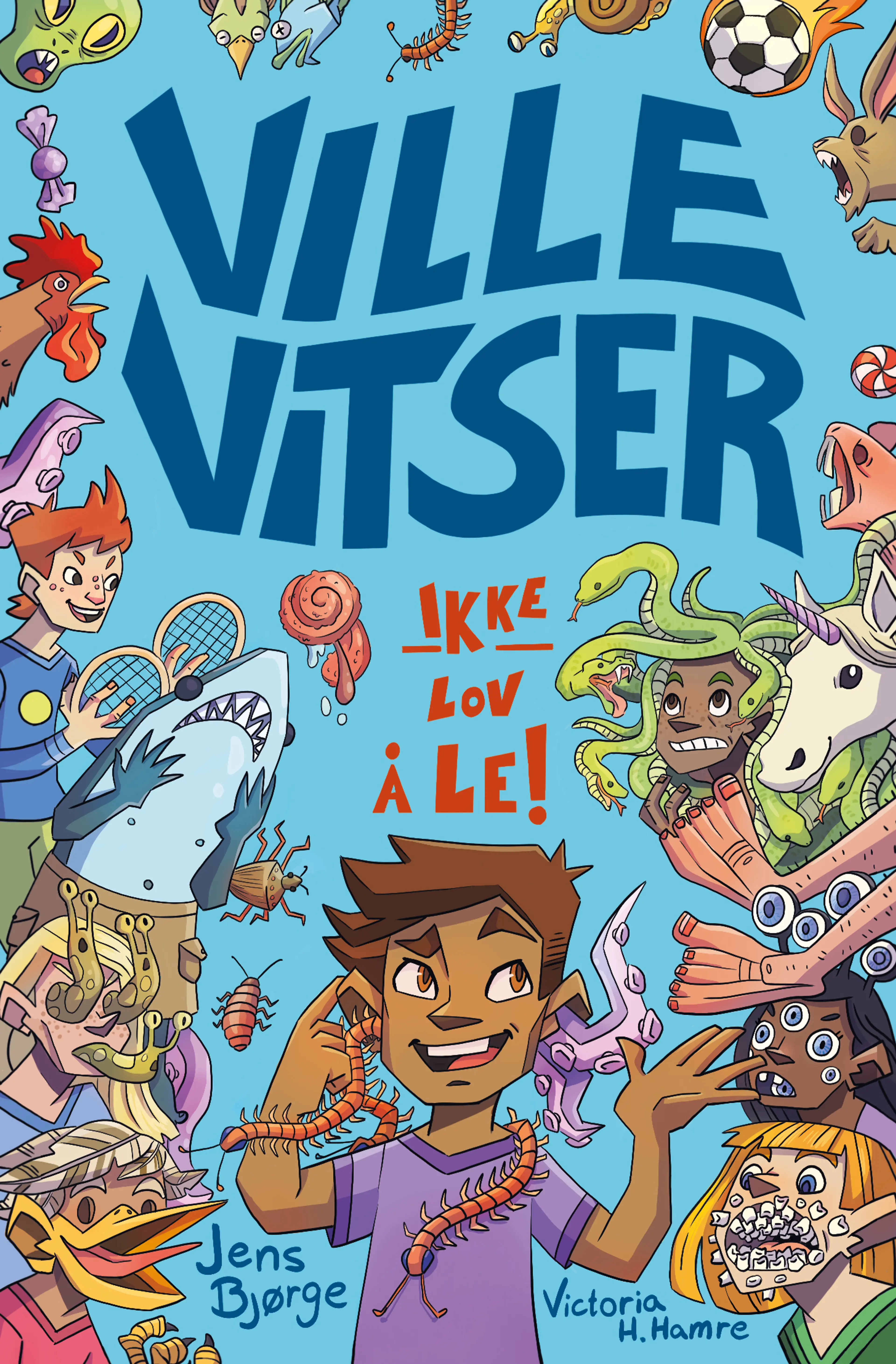 Omslag Ville vitser av Jens Bjørge (Innbundet)