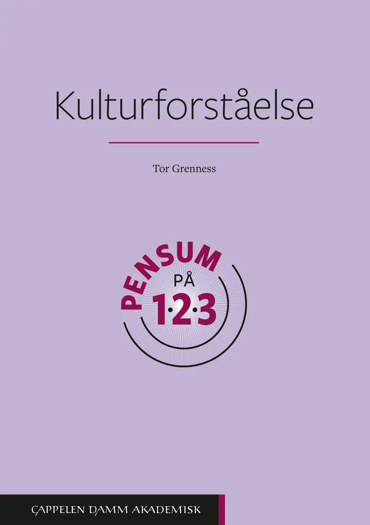 Omslag Kulturforståelse på 1-2-3 av Tor Grenness (Heftet)