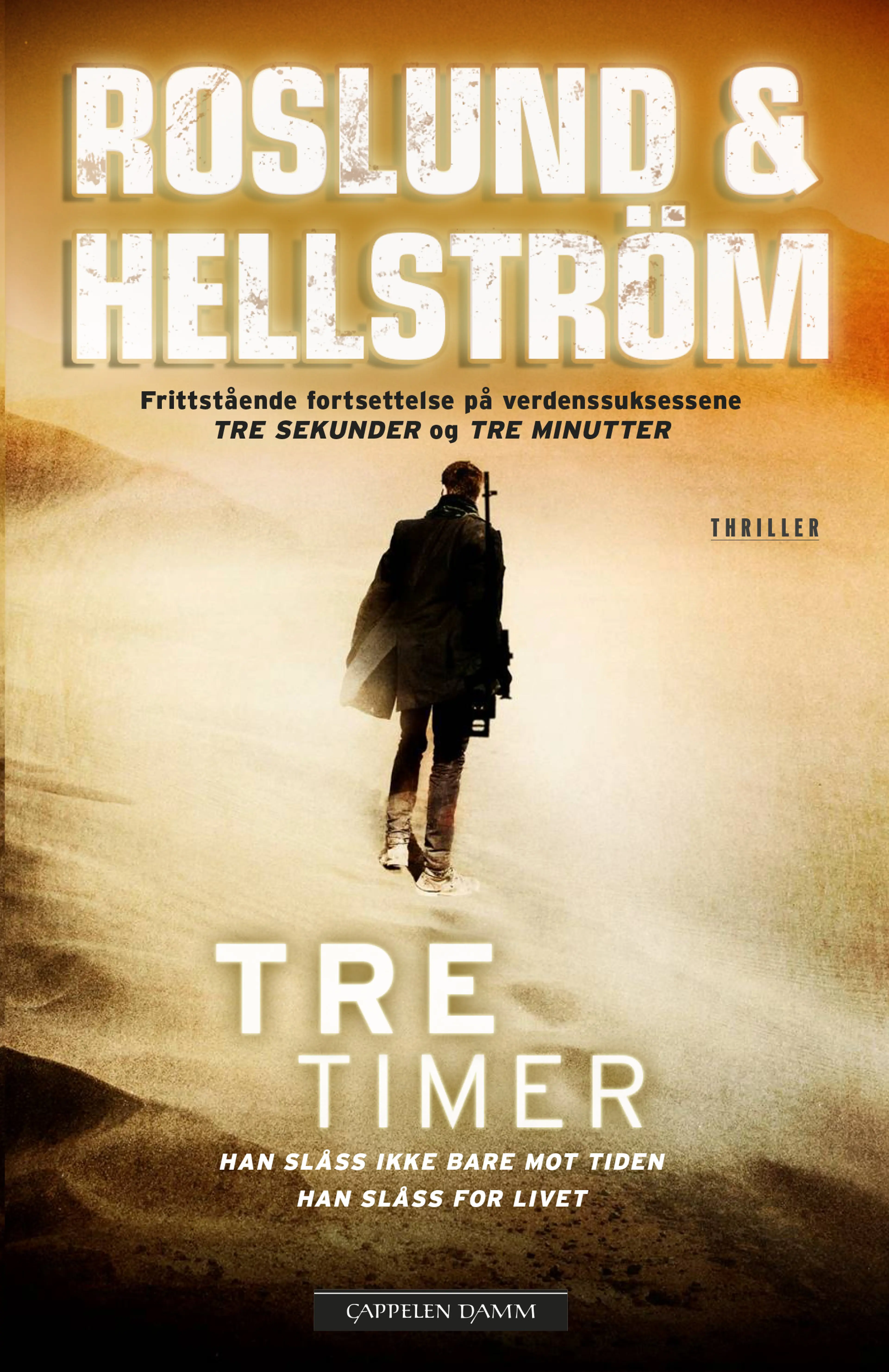 Omslag Tre timer av Roslund &amp; Hellström (Ebok)