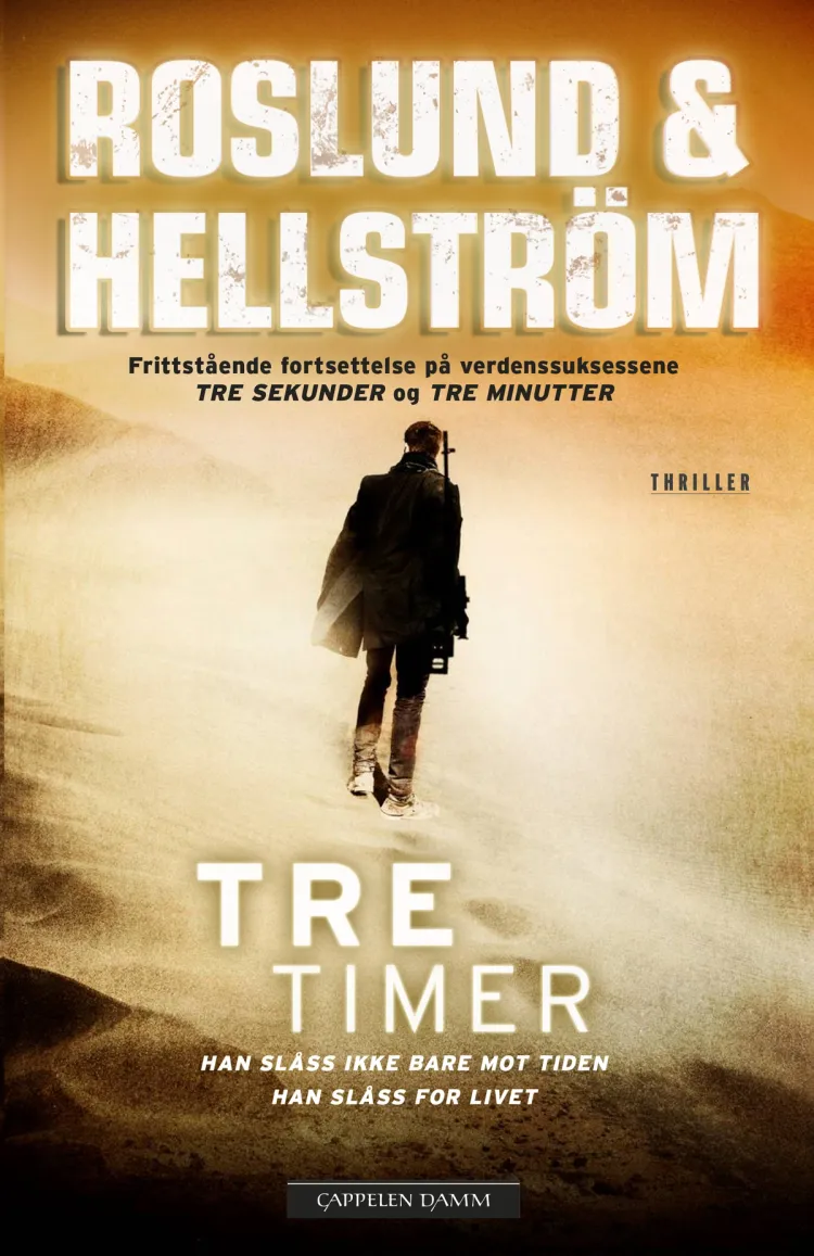 Omslag Tre timer av Roslund &amp; Hellström (Ebok)