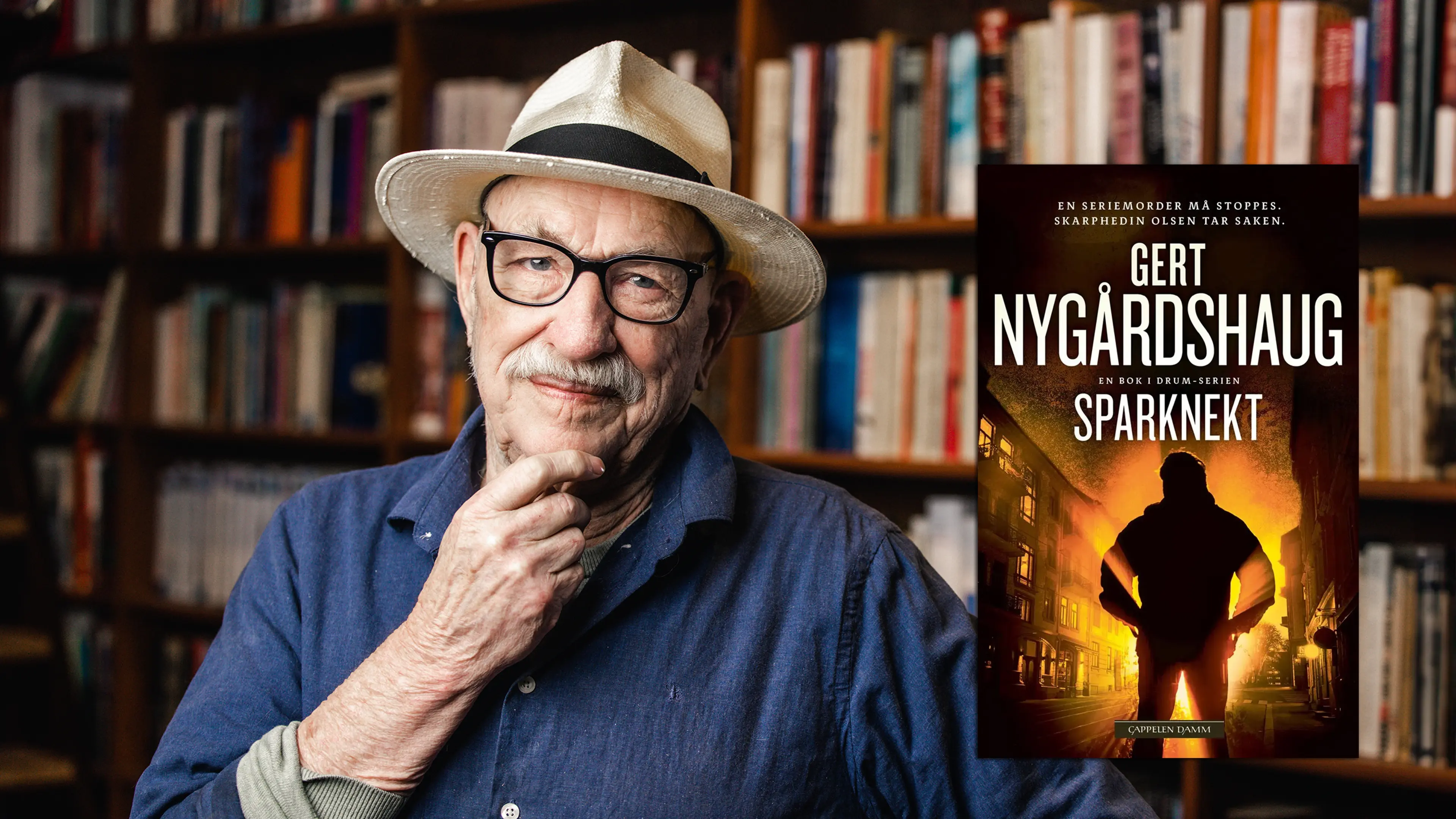 Gert Nygårdshaug med krimromanen Sparknekt