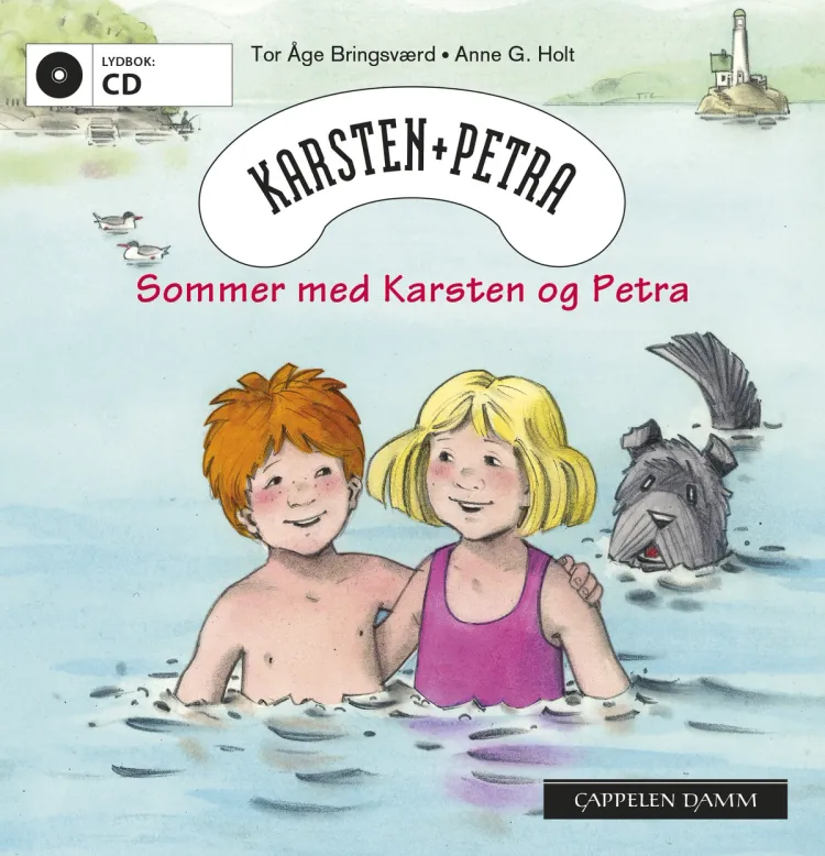 Omslag Sommer med Karsten og Petra av Tor Åge Bringsværd (CD)