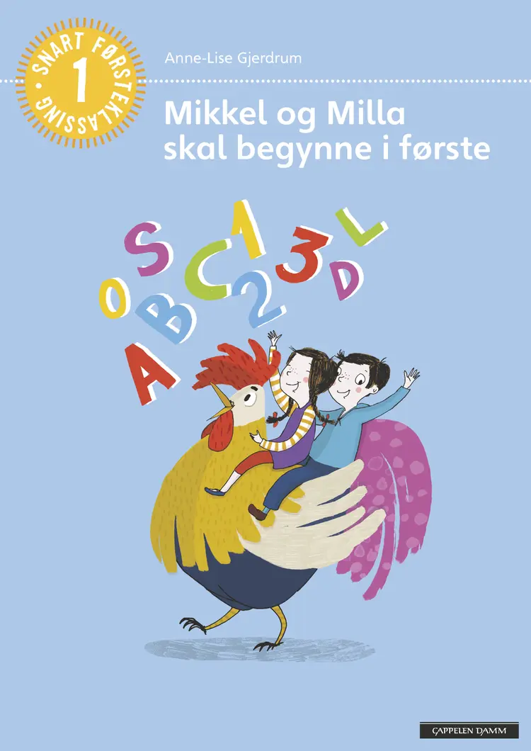 Omslag Mikkel og Milla skal begynne i første av Anne-Lise Gjerdrum (Heftet)