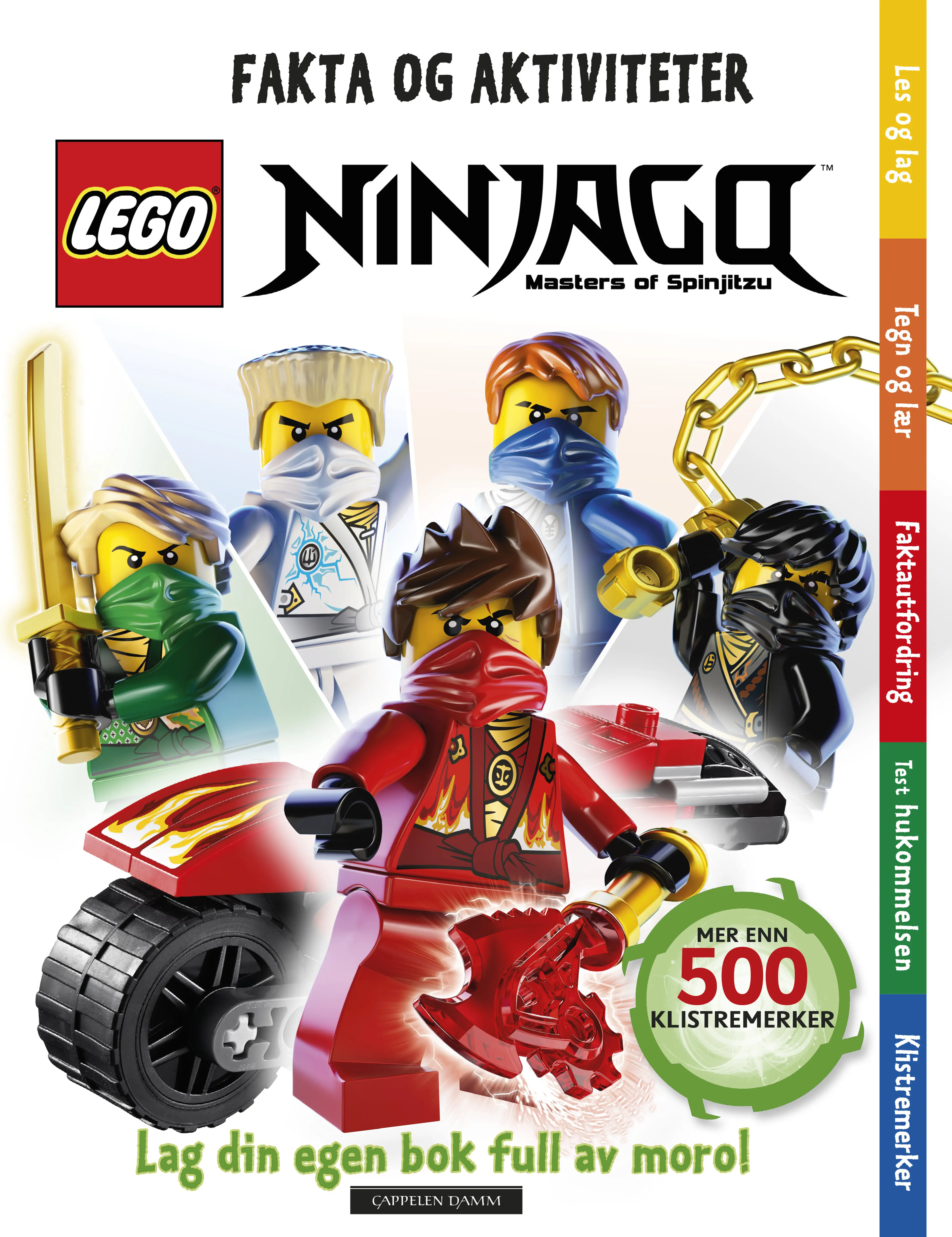 Omslag LEGO® NINJAGO™ - Fakta og aktiviteter (Innbundet)
