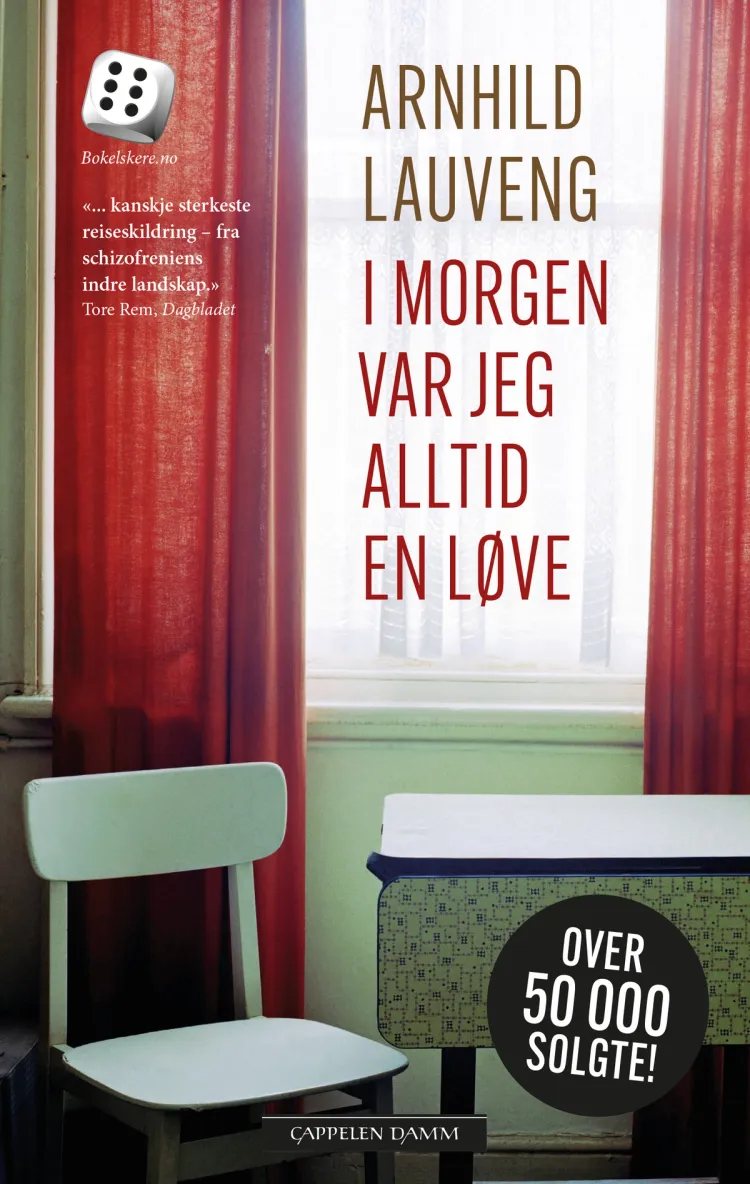 Omslag I morgen var jeg alltid en løve av Arnhild Lauveng (Ebok)