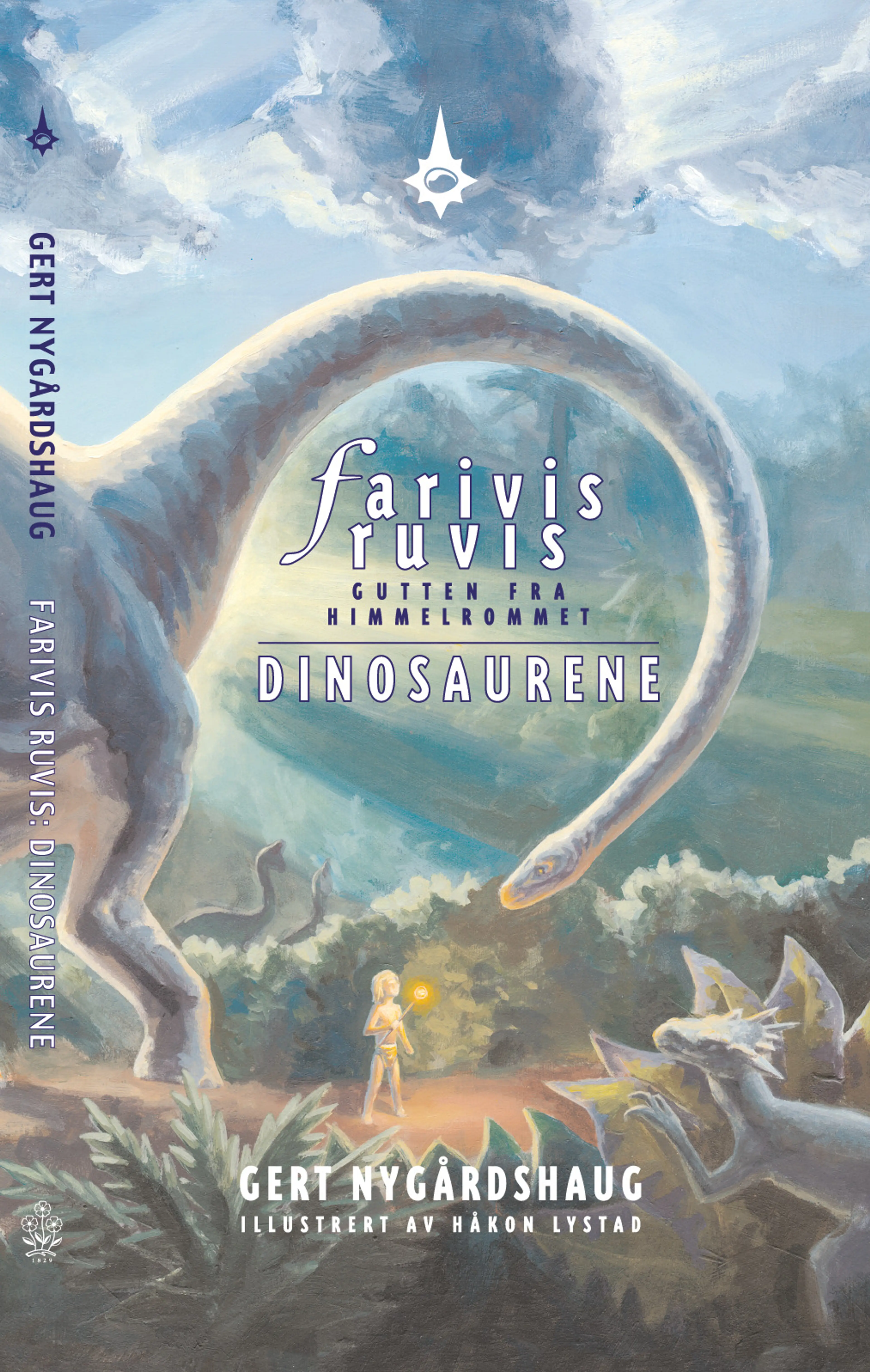 Omslag Dinosaurene-farivis ruvis av Gert Nygårdshaug (Innbundet)
