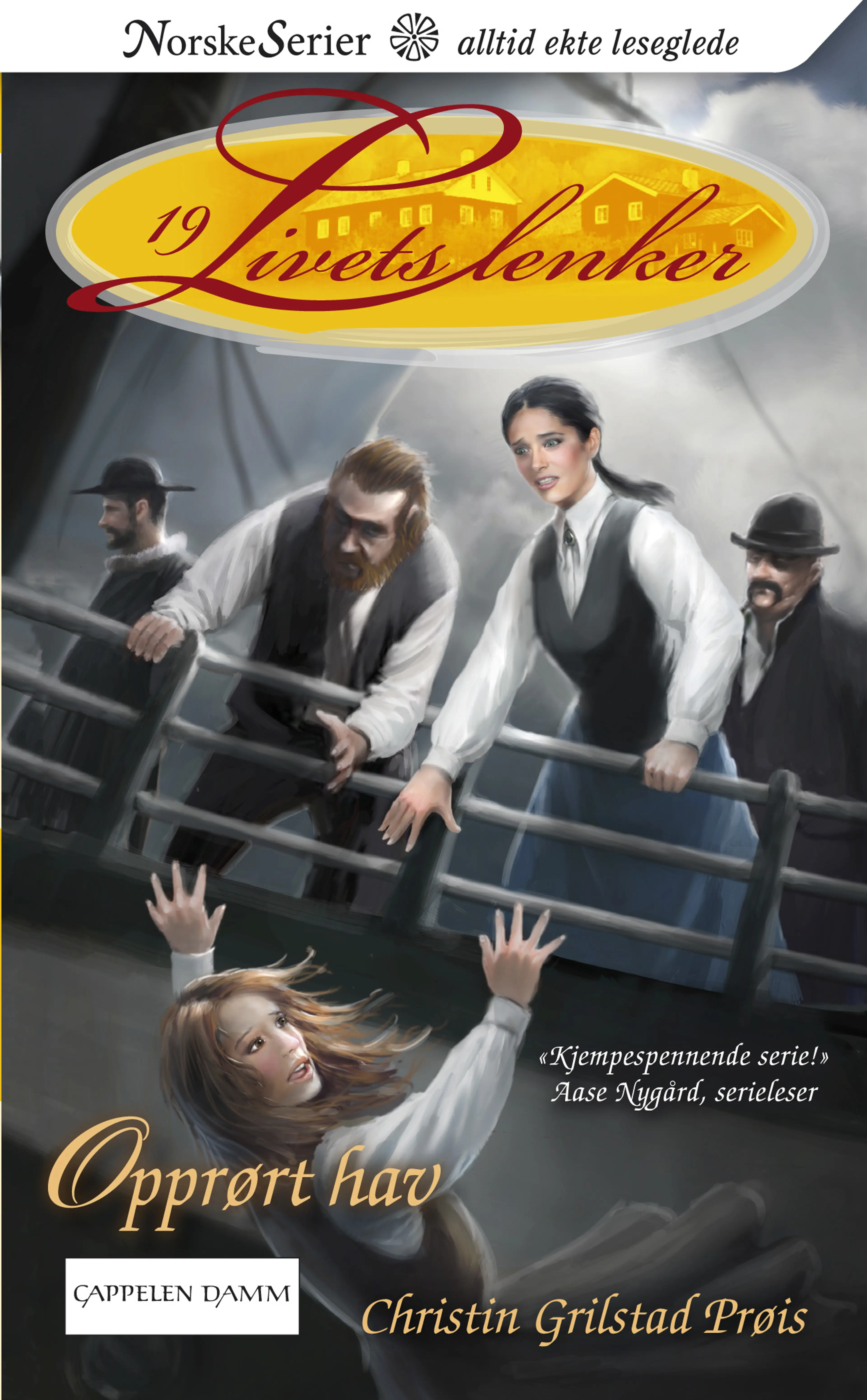 Omslag Opprørt hav av Christin Grilstad Prøis (Ebok)