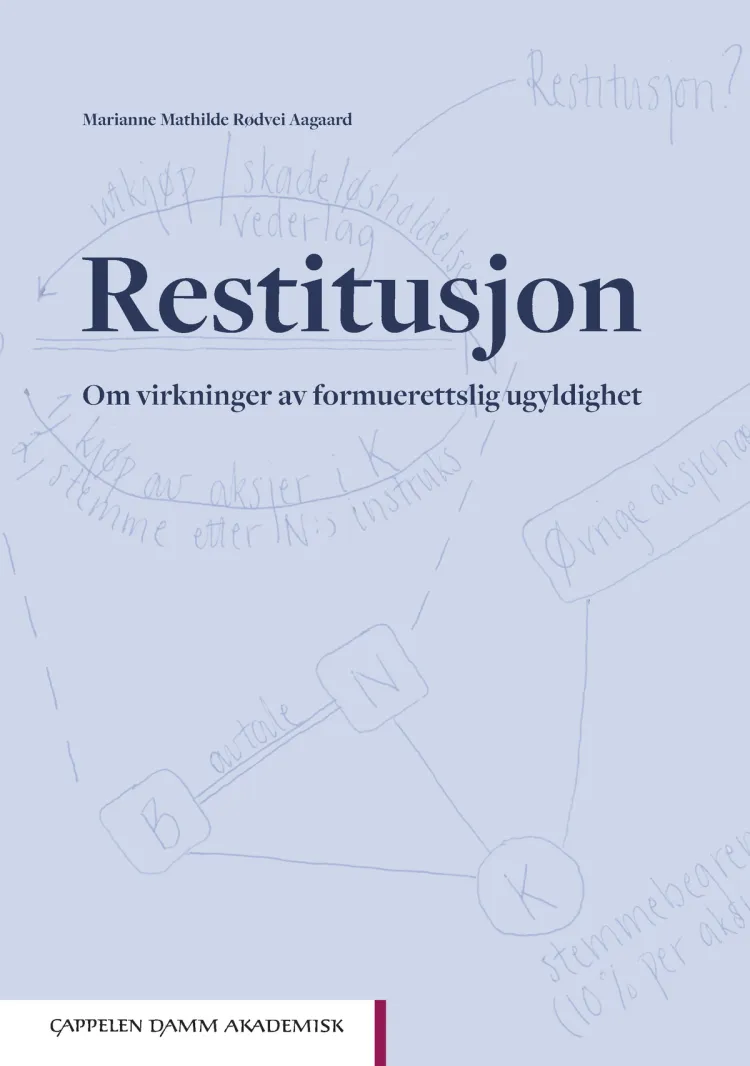 Omslag Restitusjon av Marianne Mathilde Rødvei Aagaard (Innbundet)