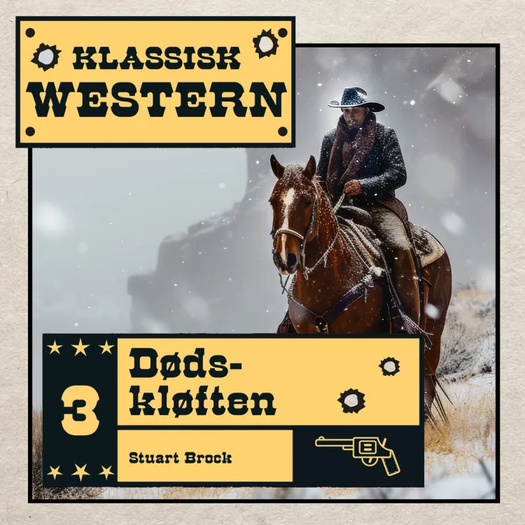 Omslag Dødskløften av Stuart Brock (Lydbok)