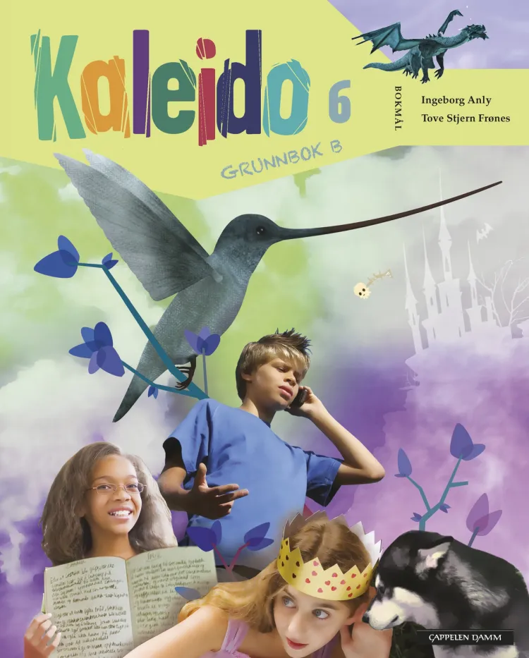 Omslag Kaleido 6 Grunnbok B av Ingeborg Anly og Tove Stjern Frønes (Innbundet)