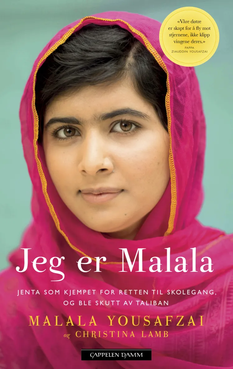 Omslag Jeg er Malala av Malala Yousafzai og Christina Lamb (Heftet)