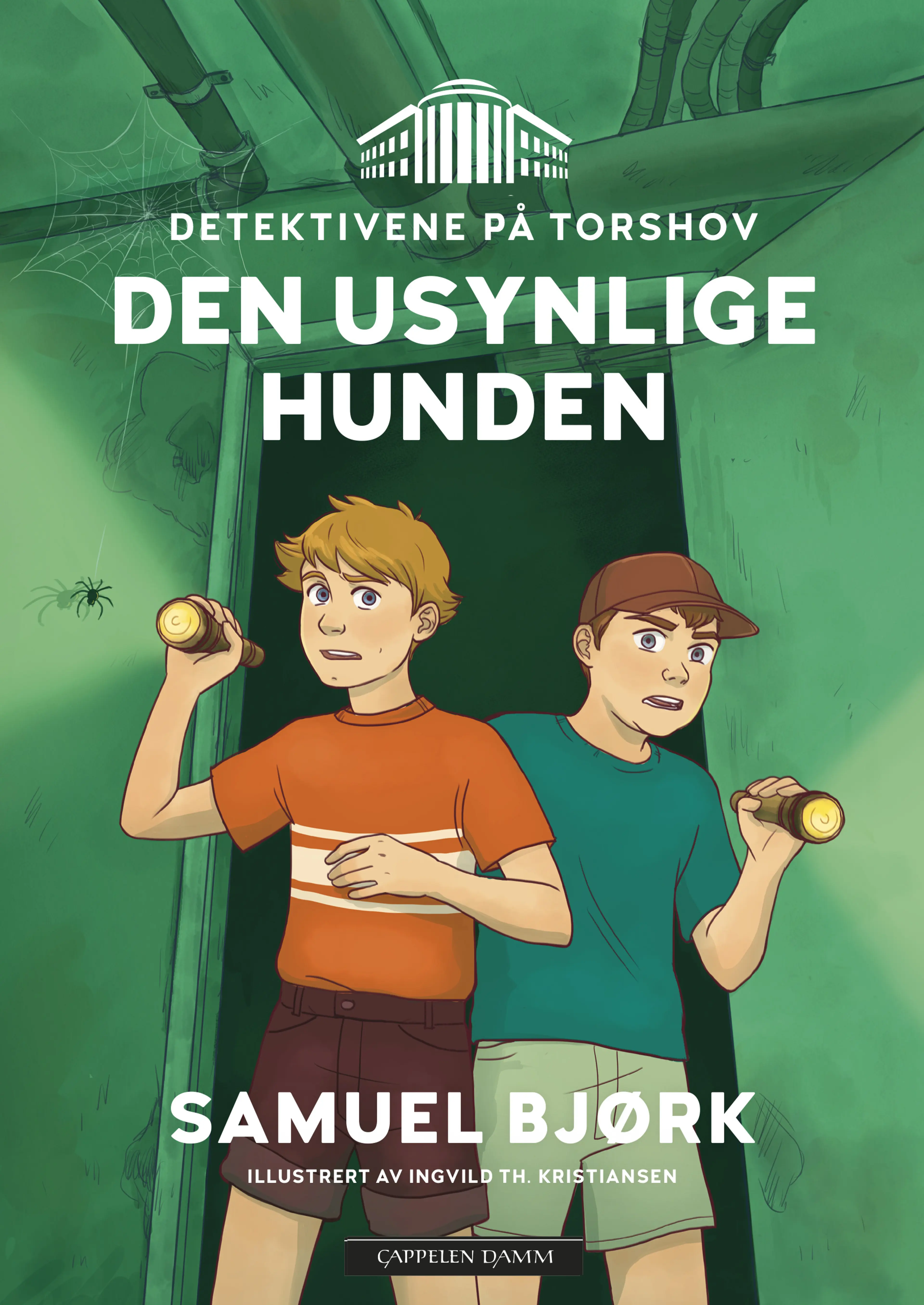 Omslag Detektivene på Torshov: Den usynlige hunden av Samuel Bjørk (Innbundet)