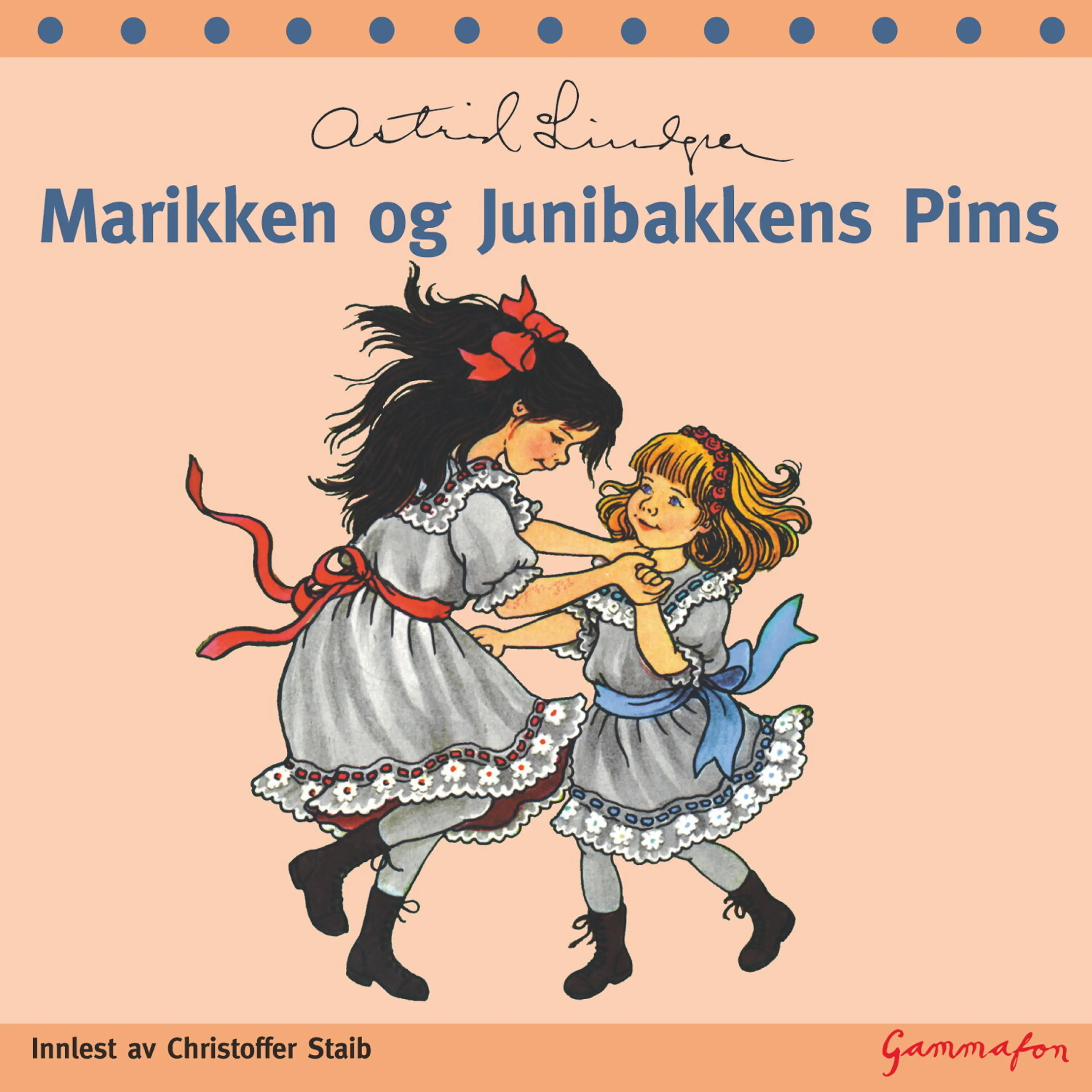 Omslag Marikken og Junibakkens Pims av Astrid Lindgren (Lydbok)