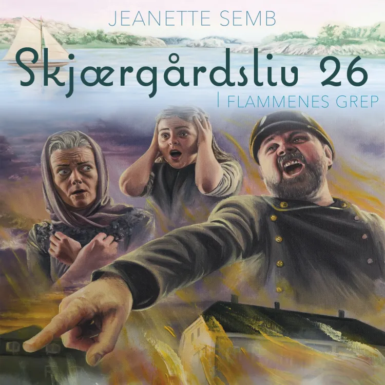 Omslag I flammenes grep av Jeanette Semb (Lydbok)