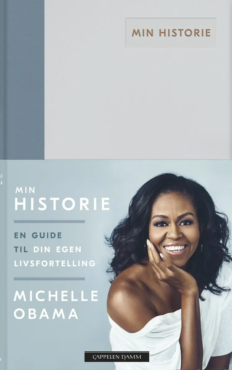 Omslag Min historie - En guide til din egen livsfortelling av Michelle Robinson Obama (Innbundet)