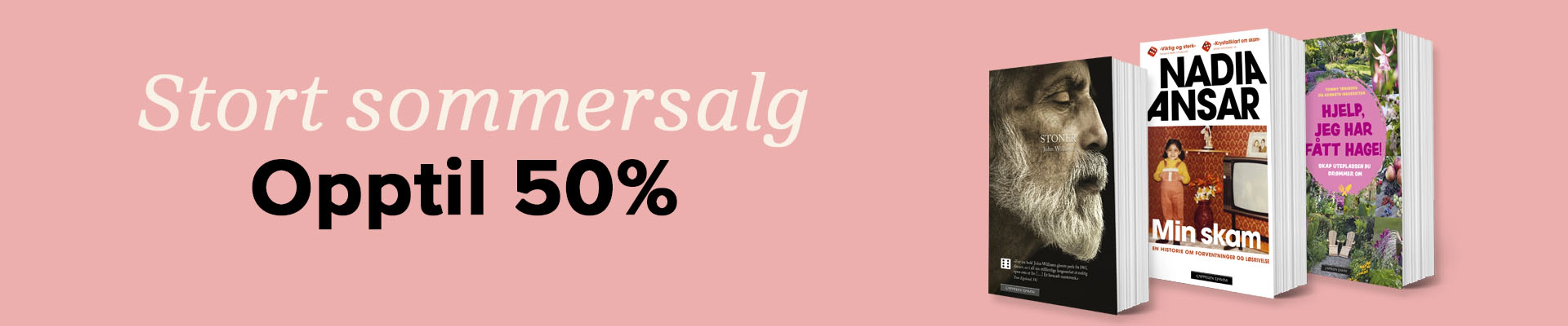 Stort sommersalg - Opptil 50%
