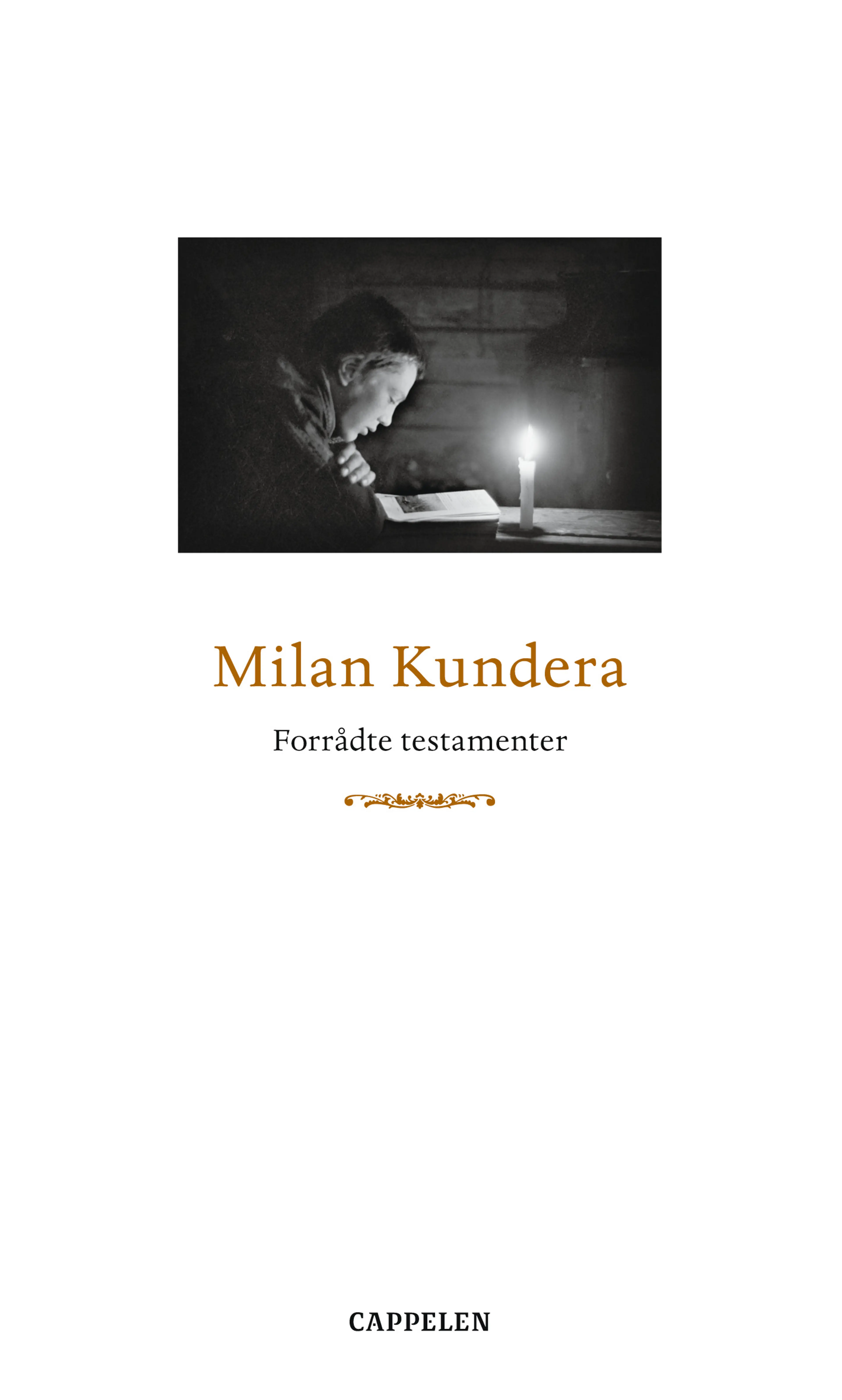 Omslag Forrådte testamenter av Milan Kundera (Heftet)