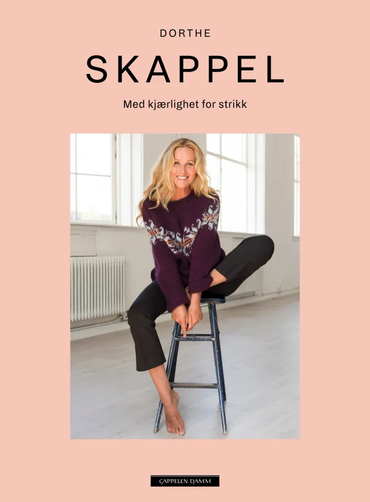 Omslag SKAPPEL - med kjærlighet for strikk av Dorthe Skappel (Innbundet)