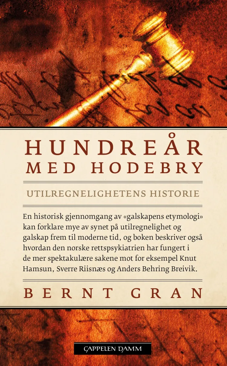 Omslag Hundreår med hodebry av Bernt Gran (Heftet)