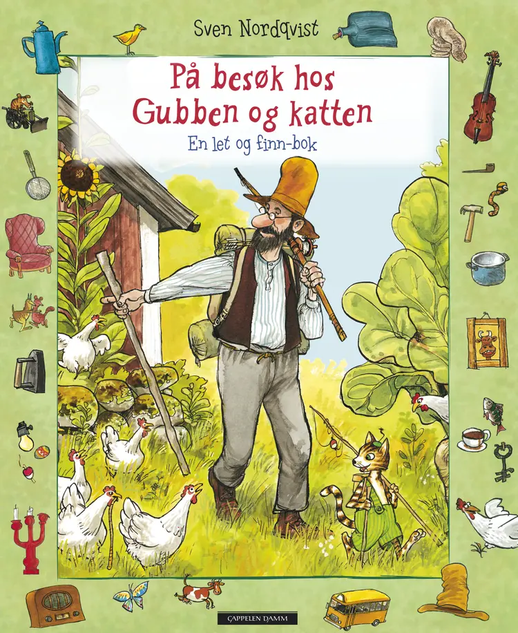 Omslag På besøk hos Gubben og katten av Sven Nordqvist (Innbundet)