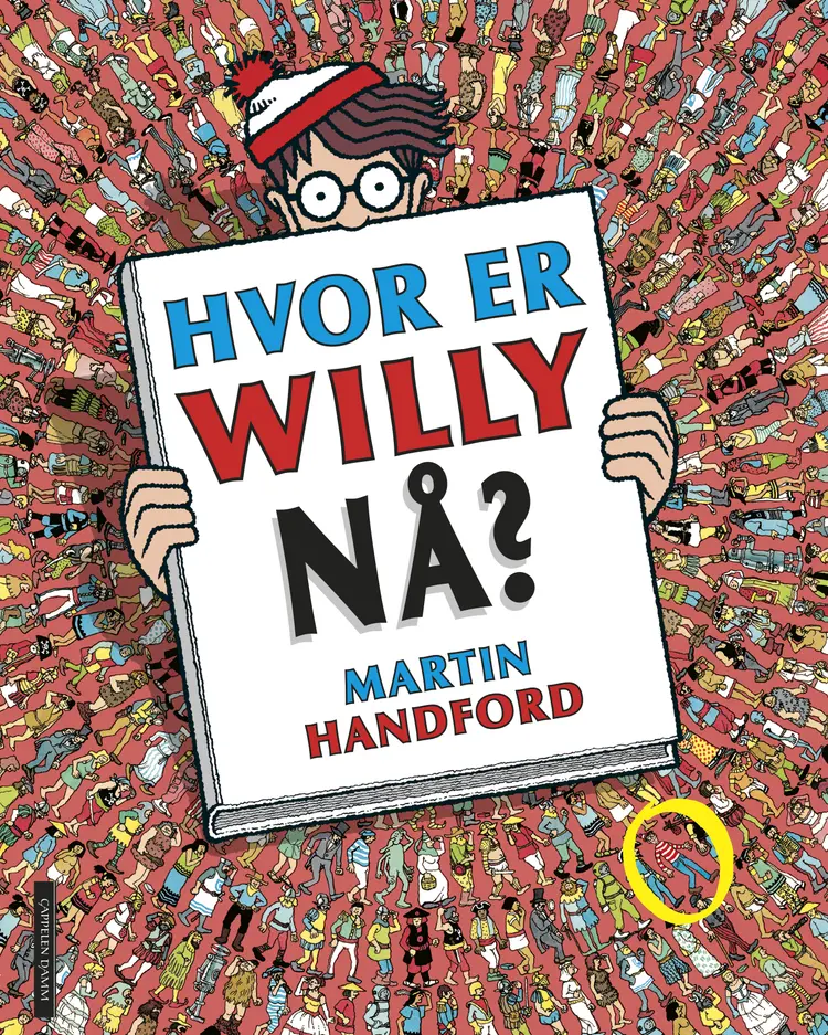Omslag Hvor er Willy nå? av Martin Handford (Innbundet)