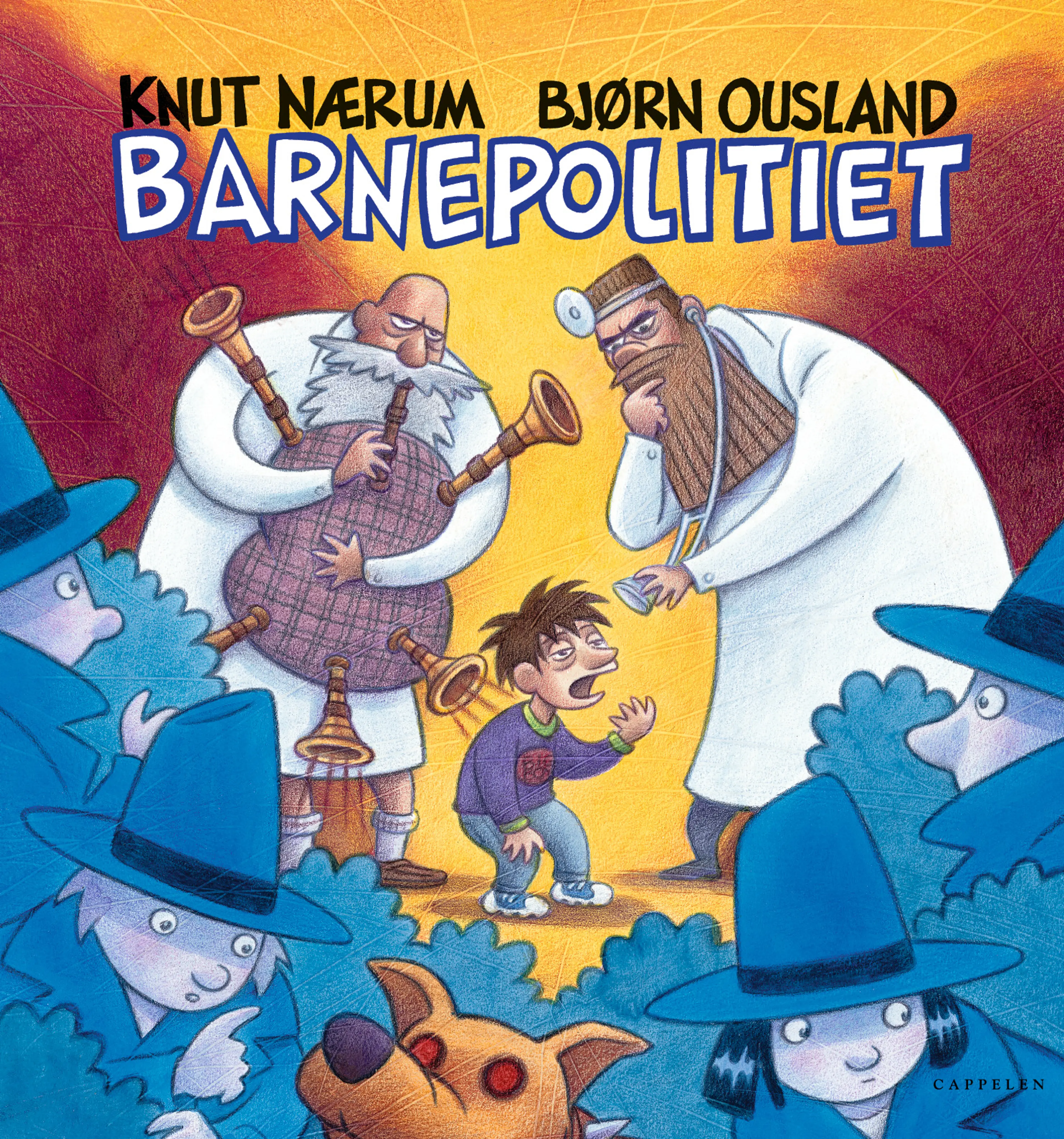 Omslag Barnepolitiet av Knut Nærum og Bjørn Ousland (Innbundet)
