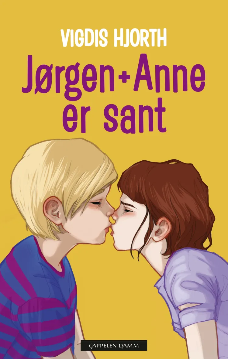Omslag Jørgen + Anne er sant av Vigdis Hjorth (Innbundet)