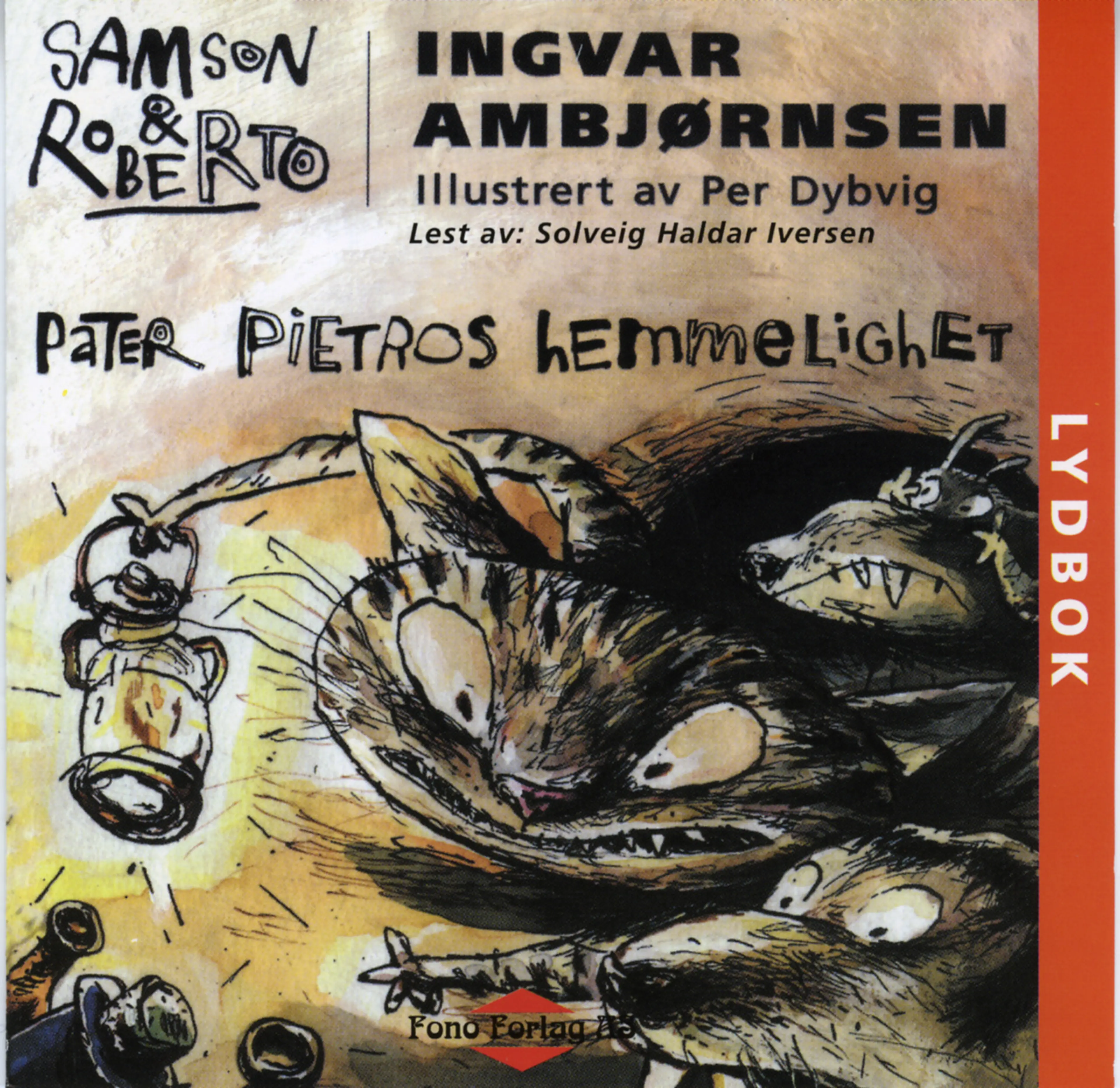 Omslag Pater Pietros hemmelighet av Ingvar Ambjørnsen (CD)