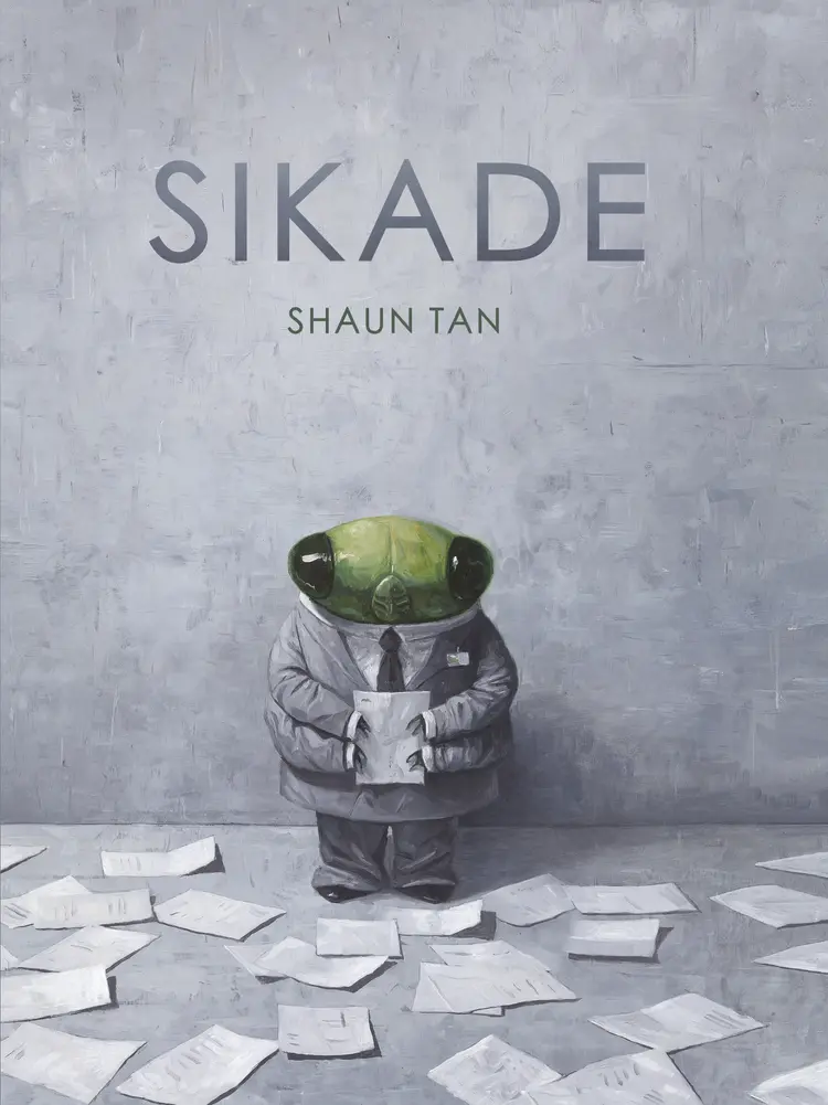 Omslag Sikade av Shaun Tan (Innbundet)