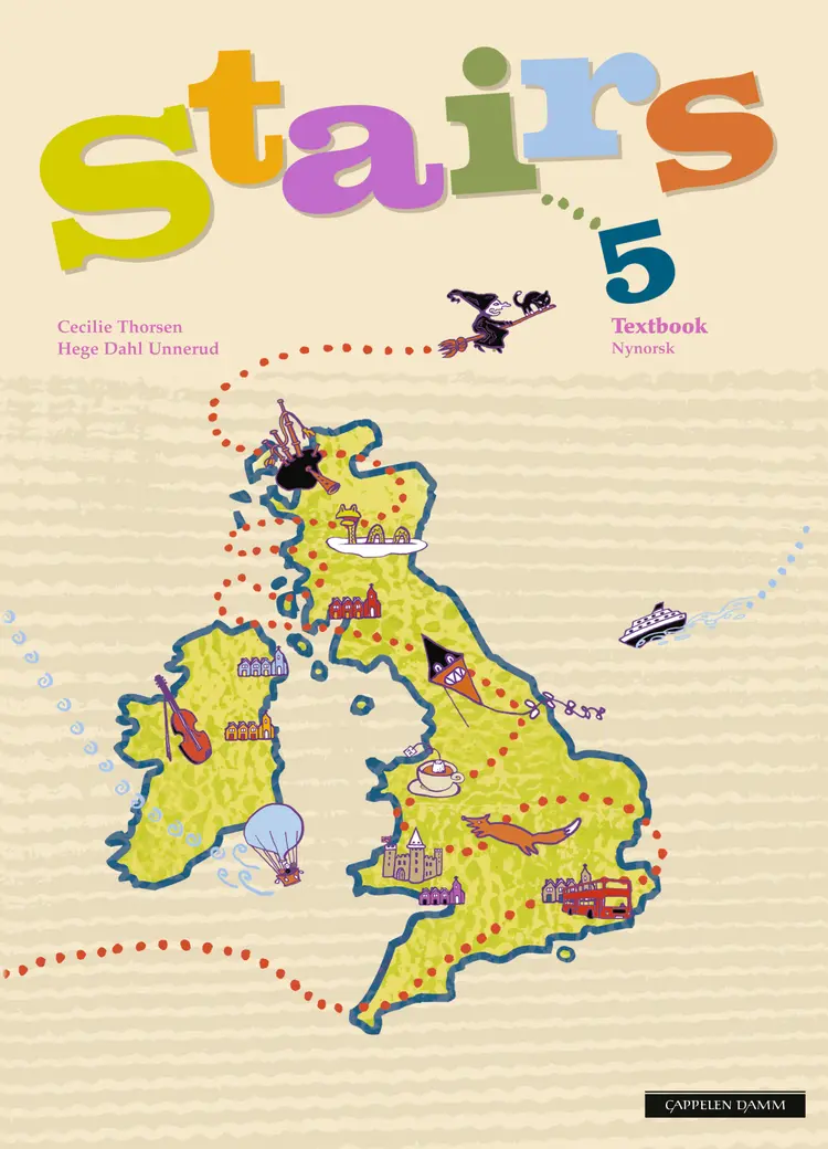 Omslag Stairs 5 Textbook av Cecilie Thorsen og Hege Dahl Unnerud (Innbundet)