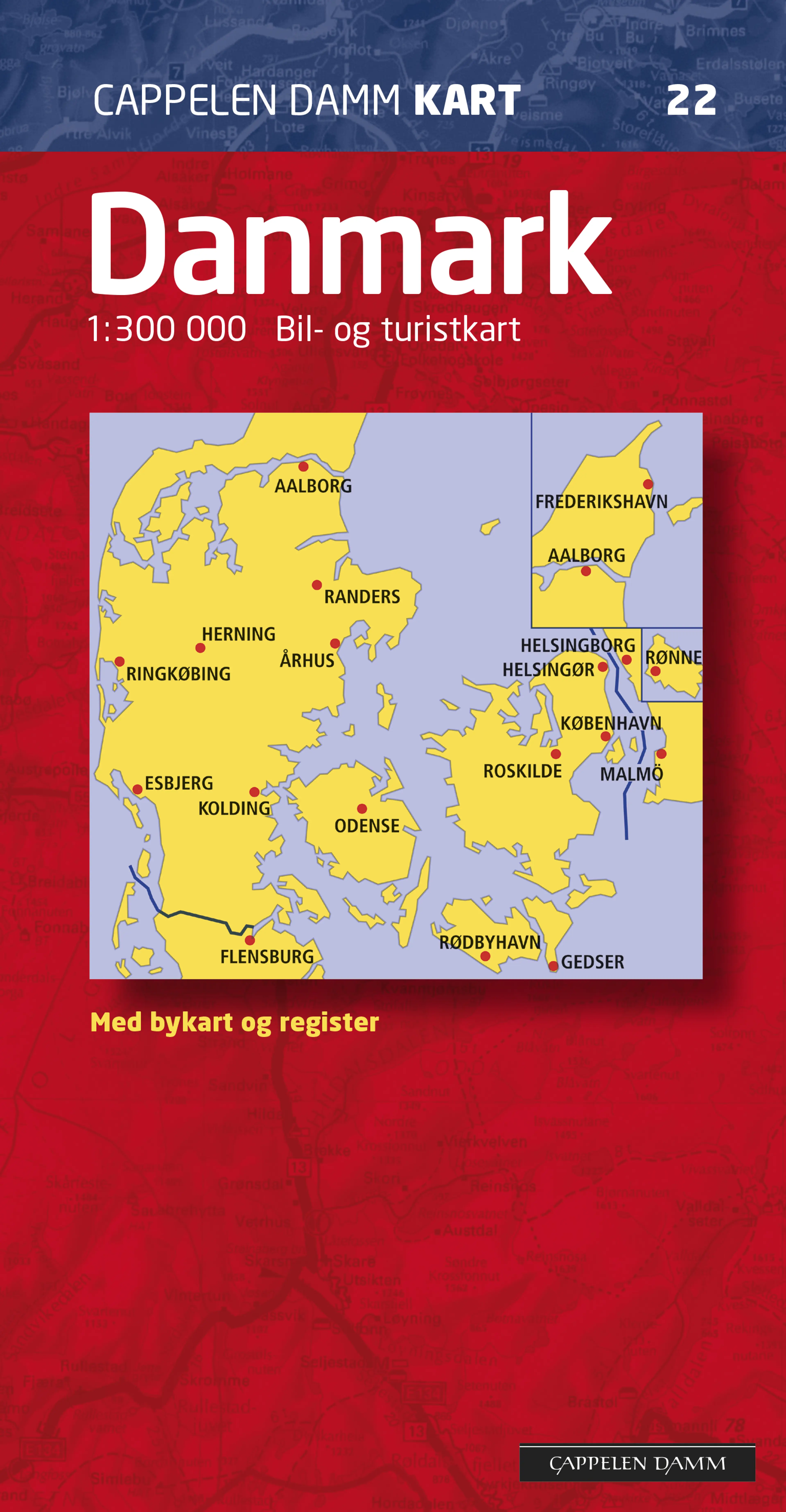 Omslag Danmark (CK 22) av Kümmerly+Frey (Kart)