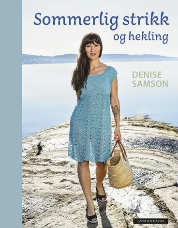 Omslag Sommerlig strikk og hekling av Denise Samson (Innbundet)