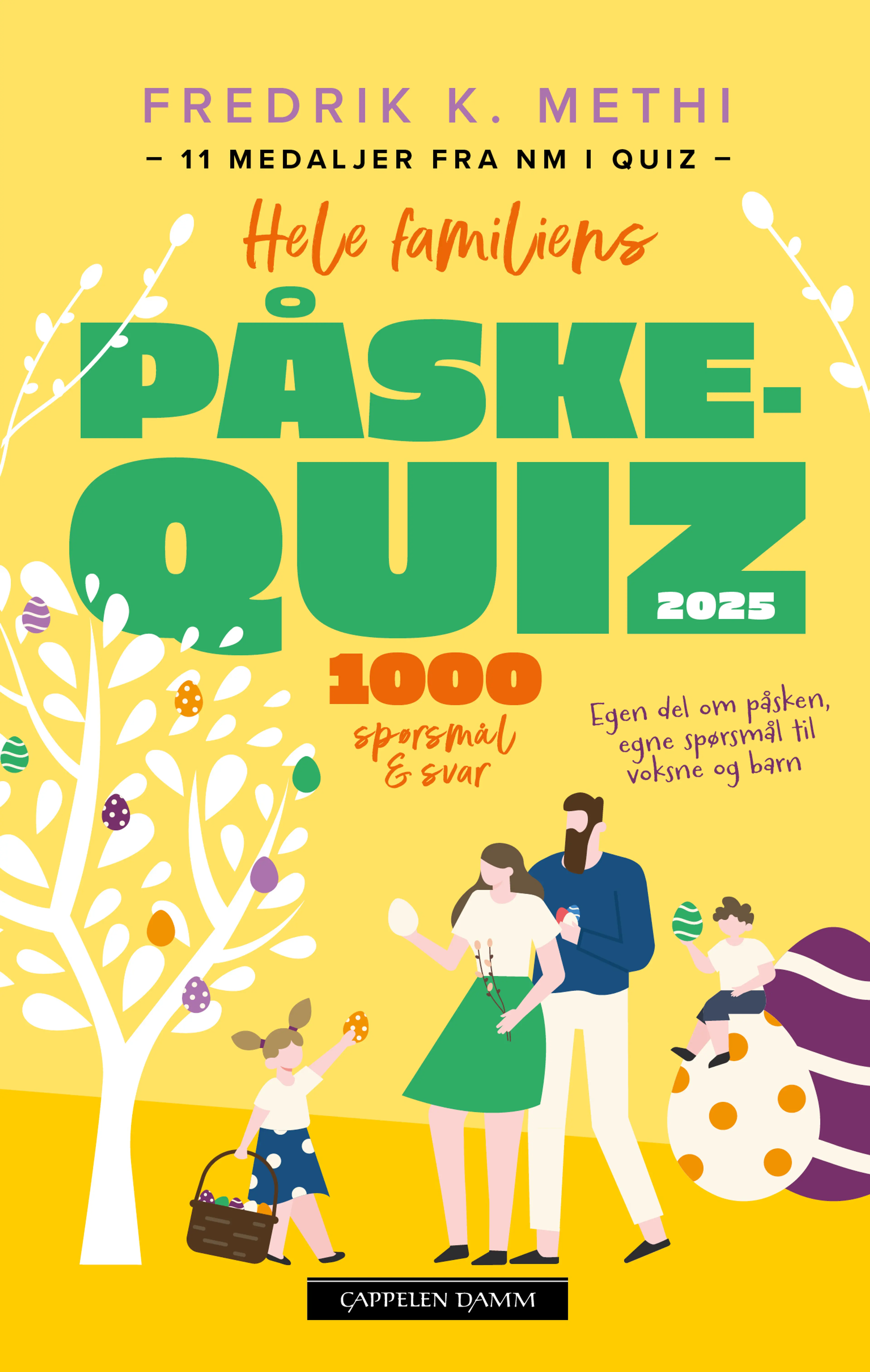 Omslag Hele familiens påskequiz 2025 av Fredrik K. Methi (Heftet)