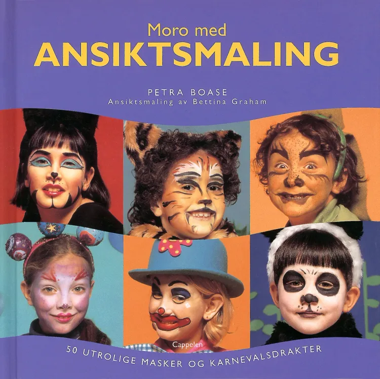 Omslag Moro med ansiktsmaling av Petra Boase (Innbundet)