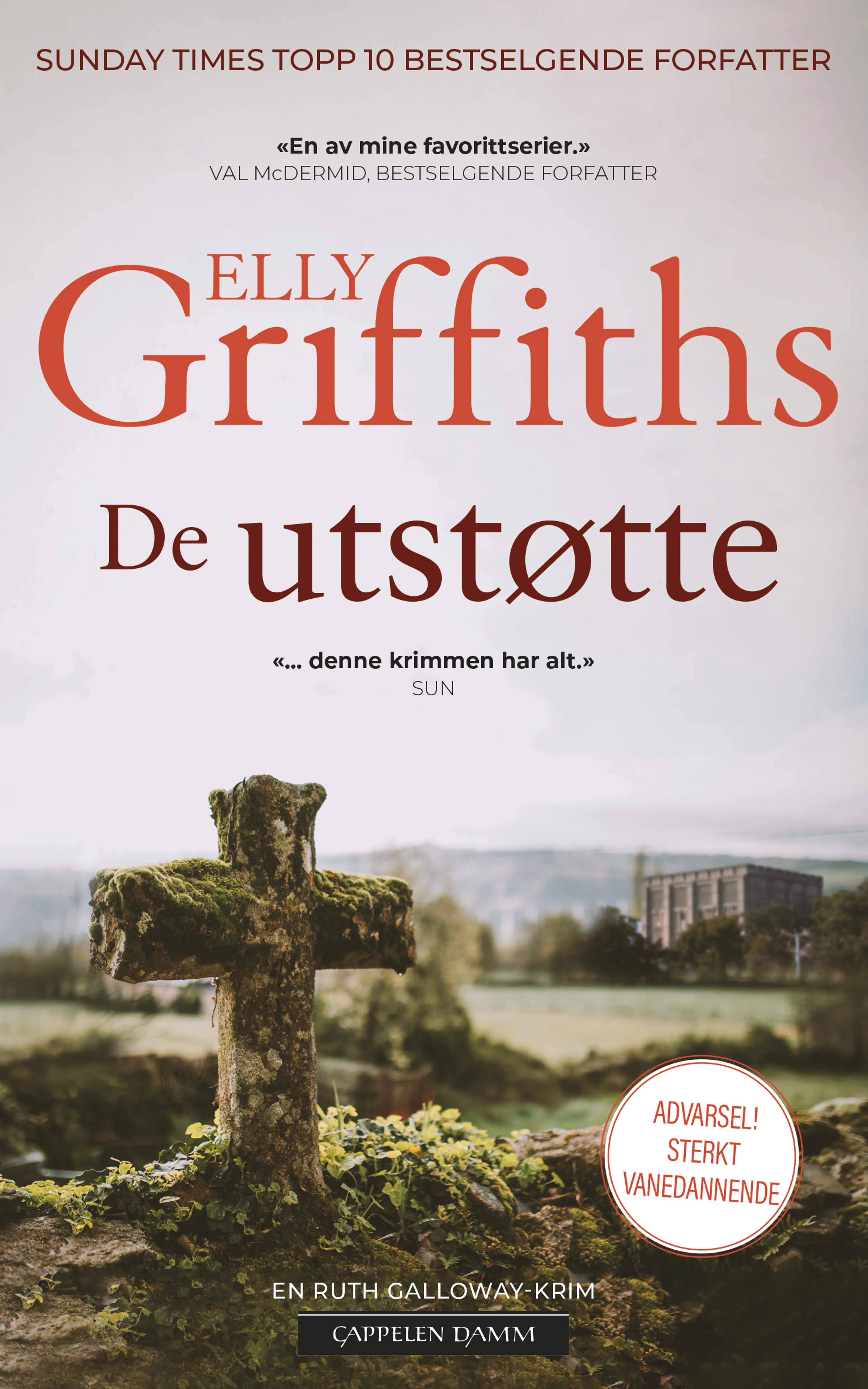 Omslag De utstøtte av Elly Griffiths (Heftet)