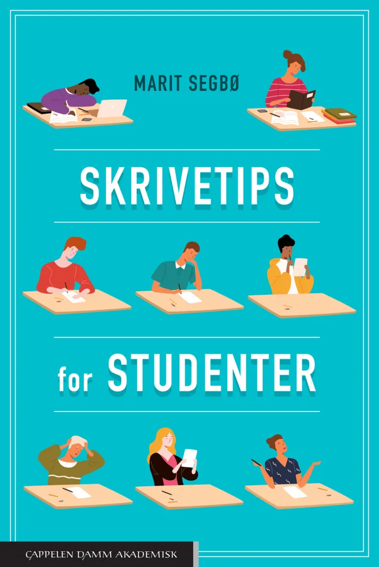 Omslag Skrivetips for studenter av Marit Segbø (Heftet)