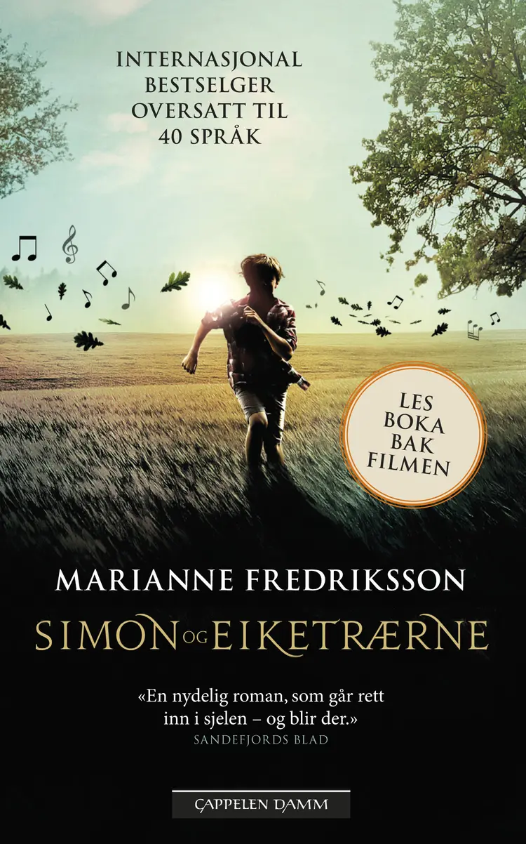 Omslag Simon og eiketrærne, filmpocket av Marianne Fredriksson (Heftet)