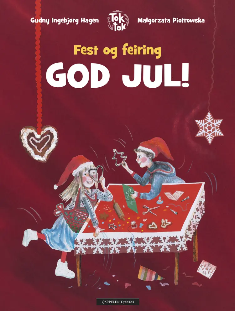 Omslag Fest og feiring God jul! av Gudny Ingebjørg Hagen og Malgorzata Piotrowska (Innbundet)