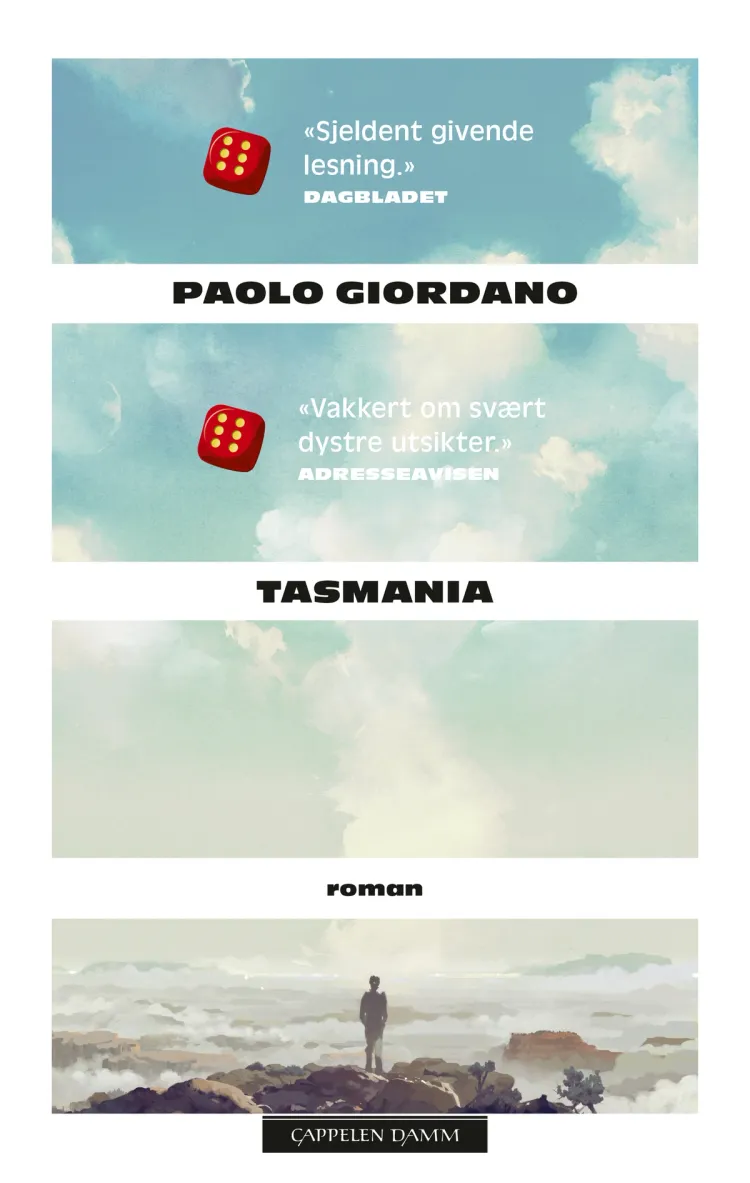 Omslag Tasmania av Paolo Giordano (Heftet)