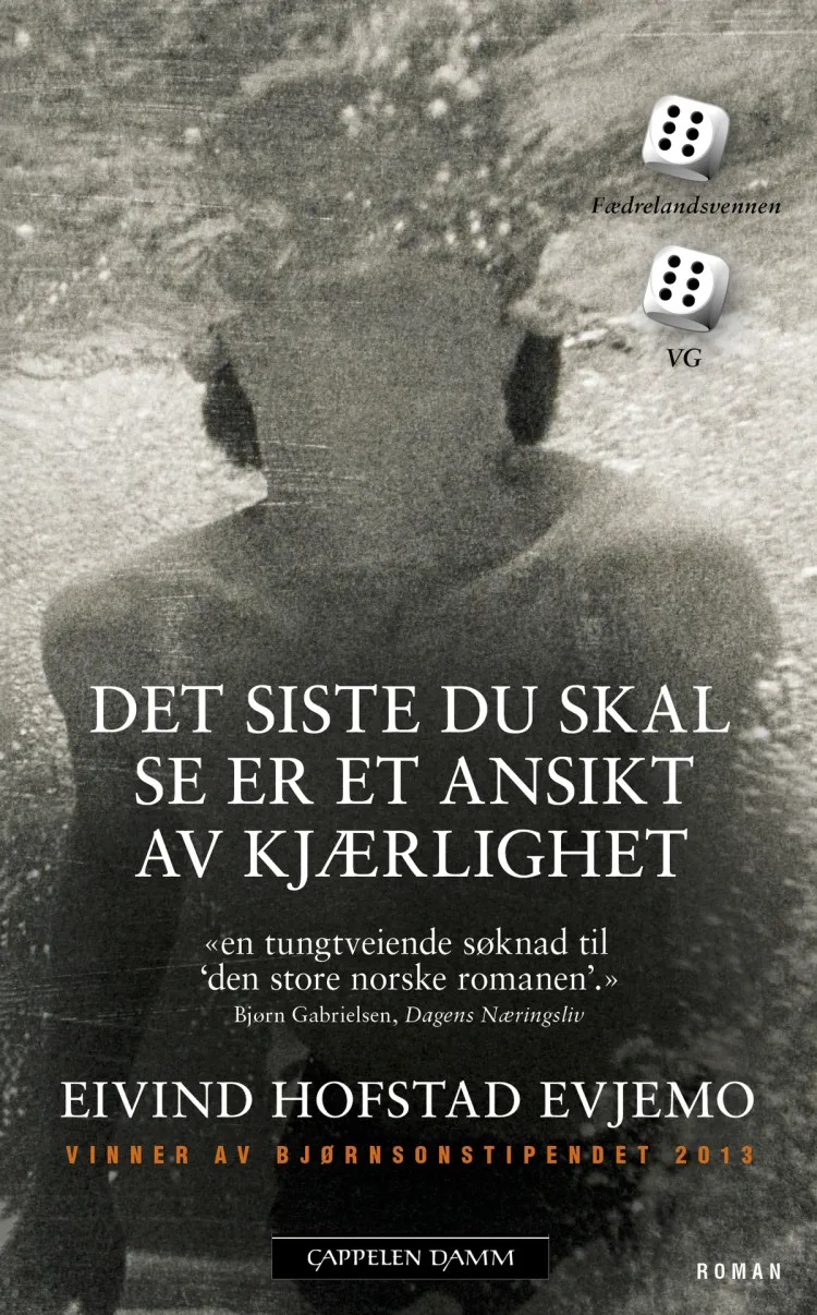 Omslag Det siste du skal se er et ansikt av kjærlighet av Eivind Hofstad Evjemo (Heftet)