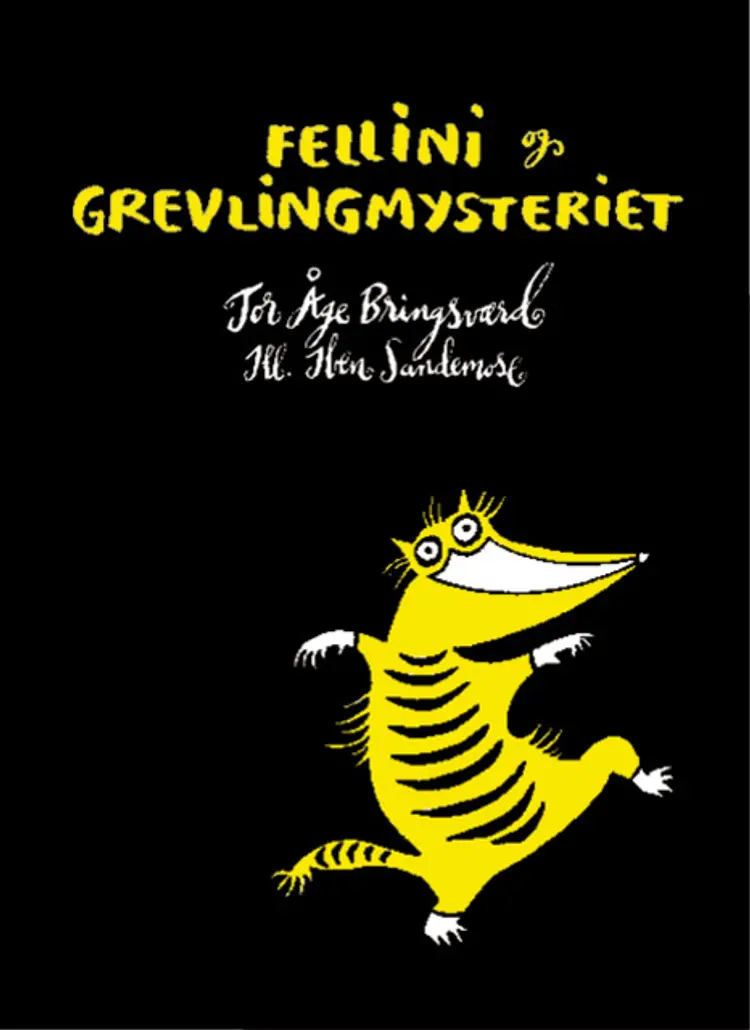 Omslag Fellini og grevlingmysteriet av Bringsværd Tor Åge (Innbundet)
