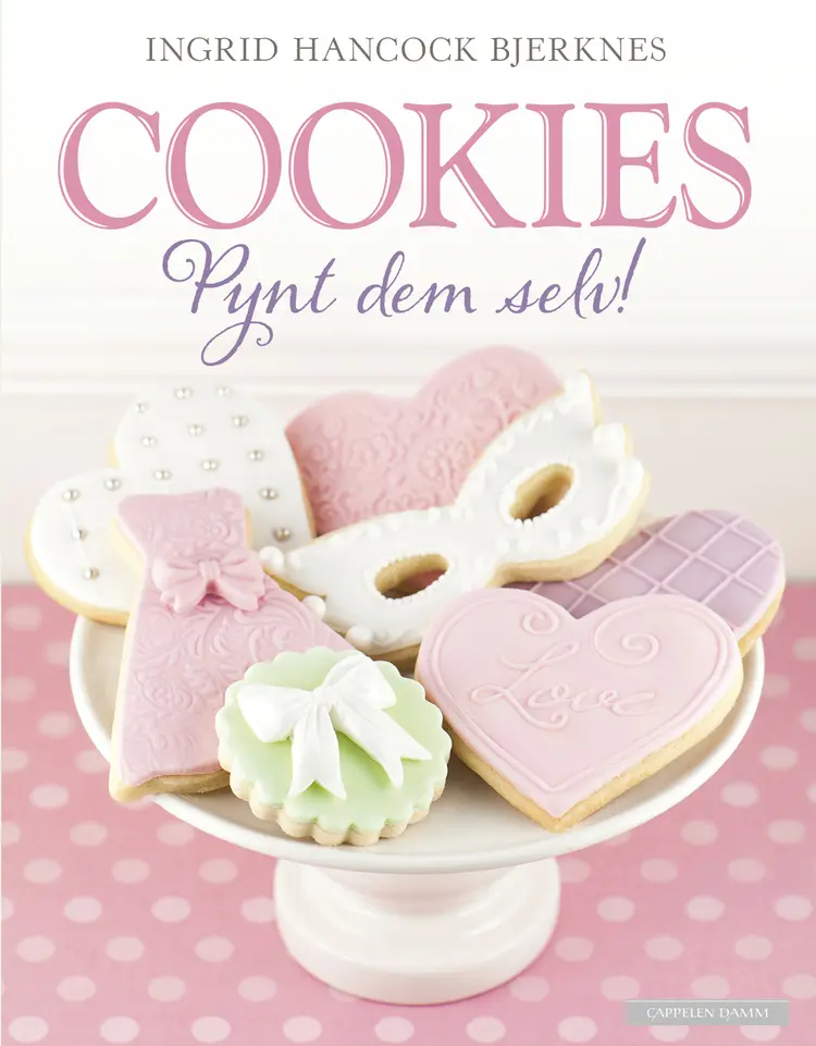 Omslag Cookies - pynt dem selv! av Ingrid Hancock Bjerknes (Innbundet)