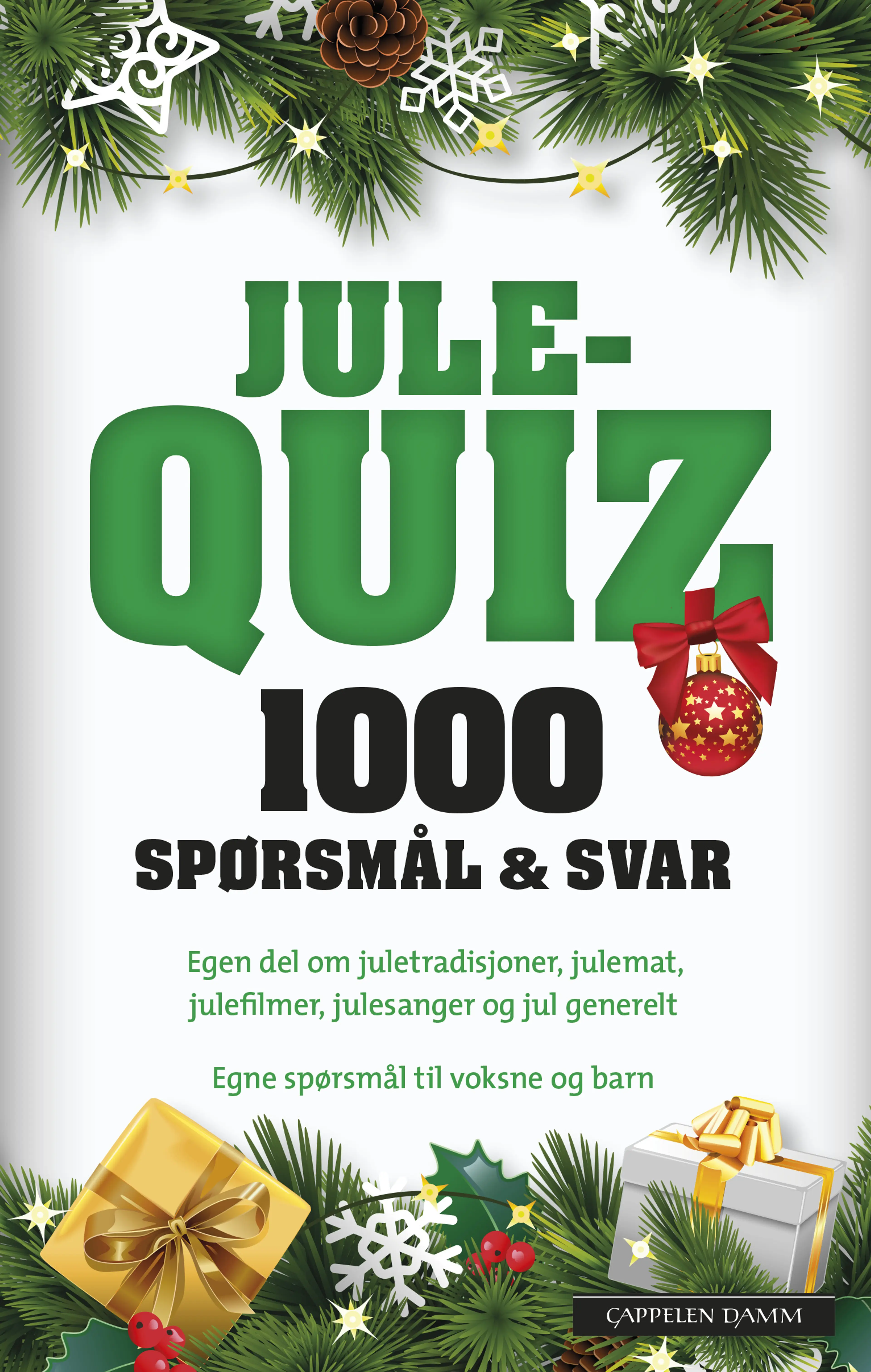Omslag Julequiz 2019 av Marit O. Bromark (Heftet)