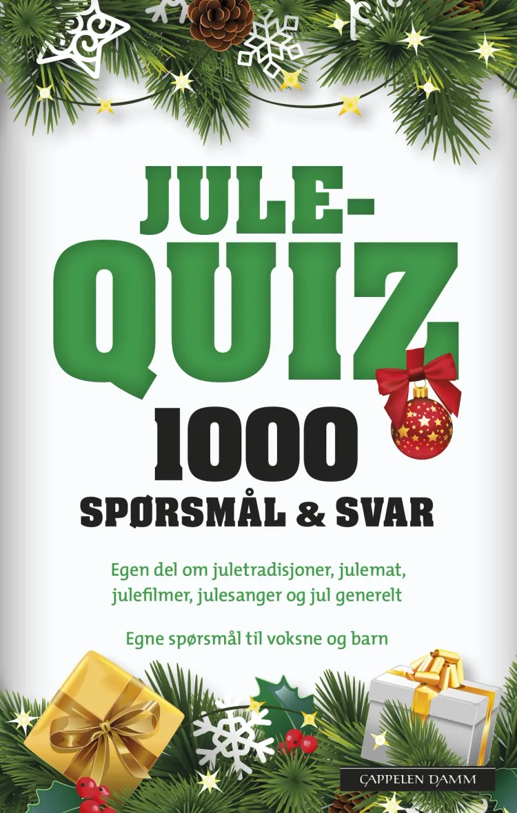 Omslag Julequiz 2019 av Marit O. Bromark (Heftet)