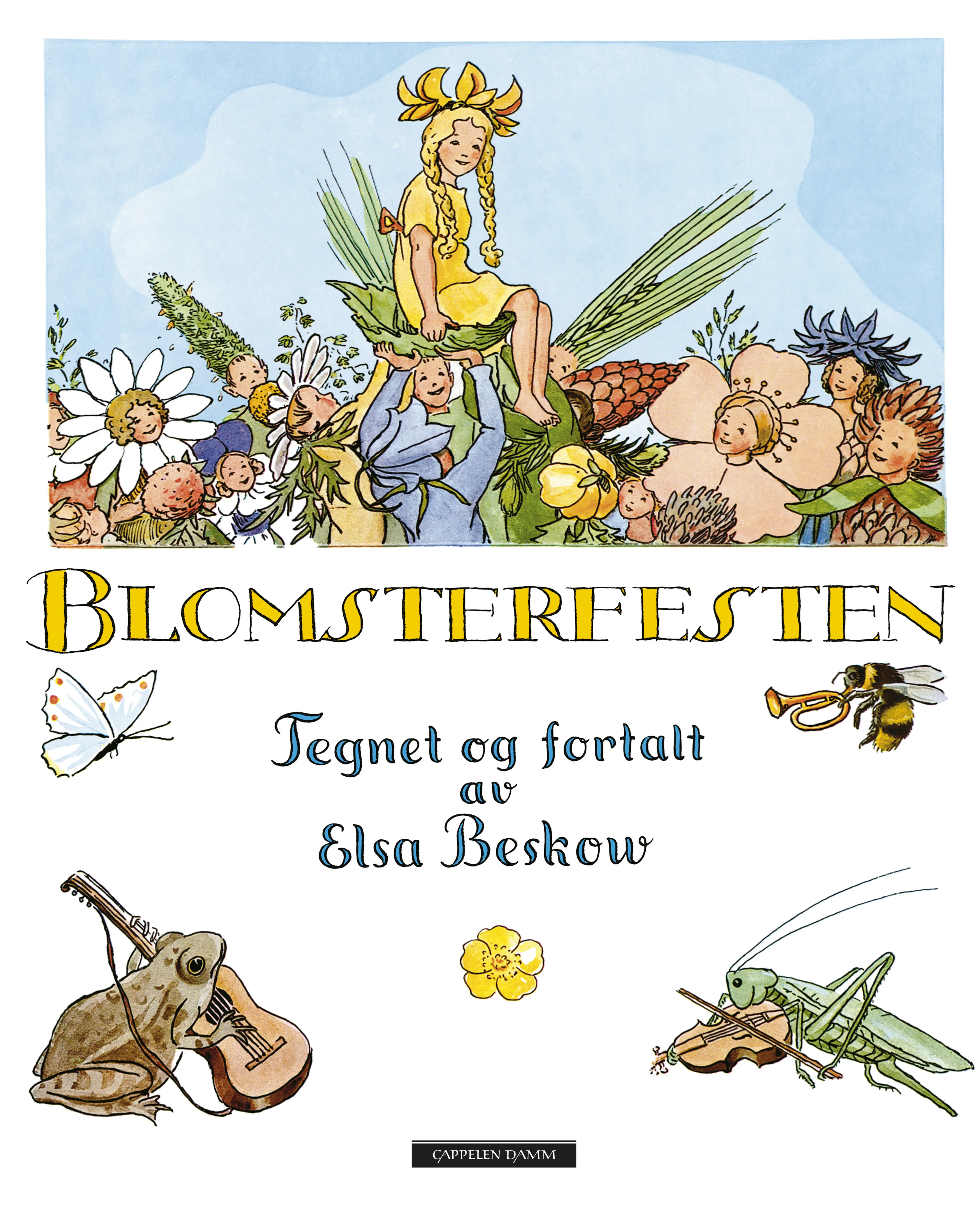 Omslag Blomsterfesten av Elsa Beskow (Innbundet)