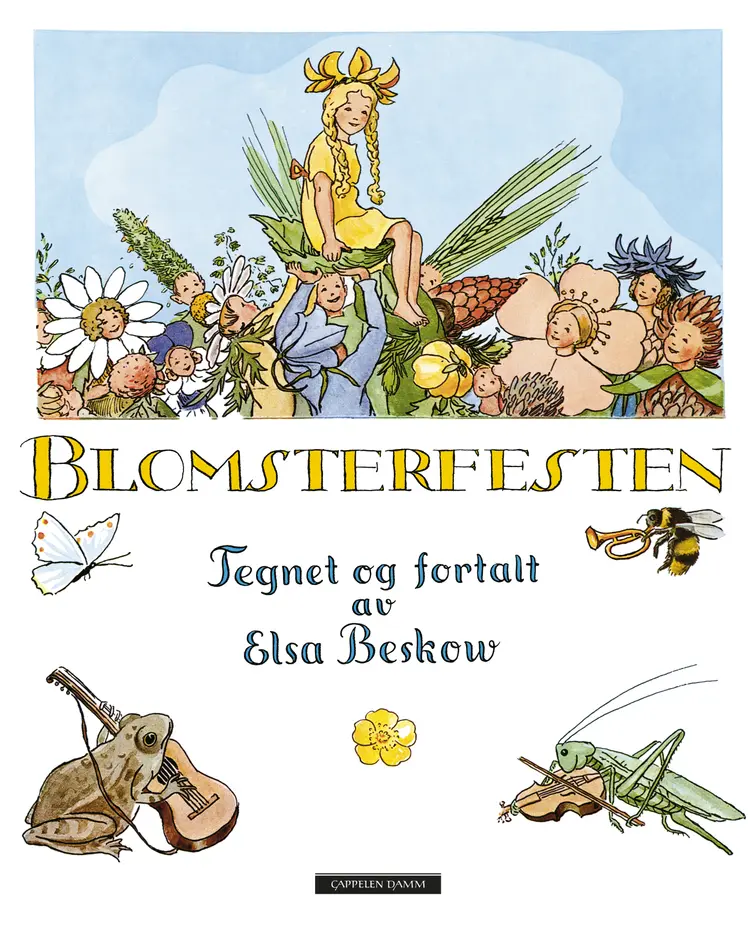 Omslag Blomsterfesten av Elsa Beskow (Innbundet)