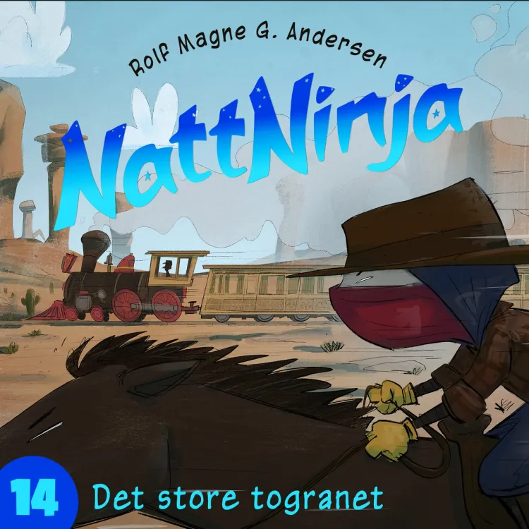 Omslag Nattninja - Det store togranet av Rolf Magne G. Andersen (Lydbok)